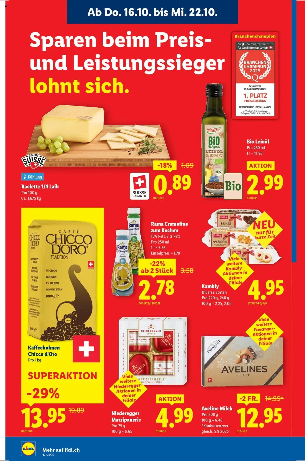 Lidl Aktionen (2025-10-16 - 2025-10-22)