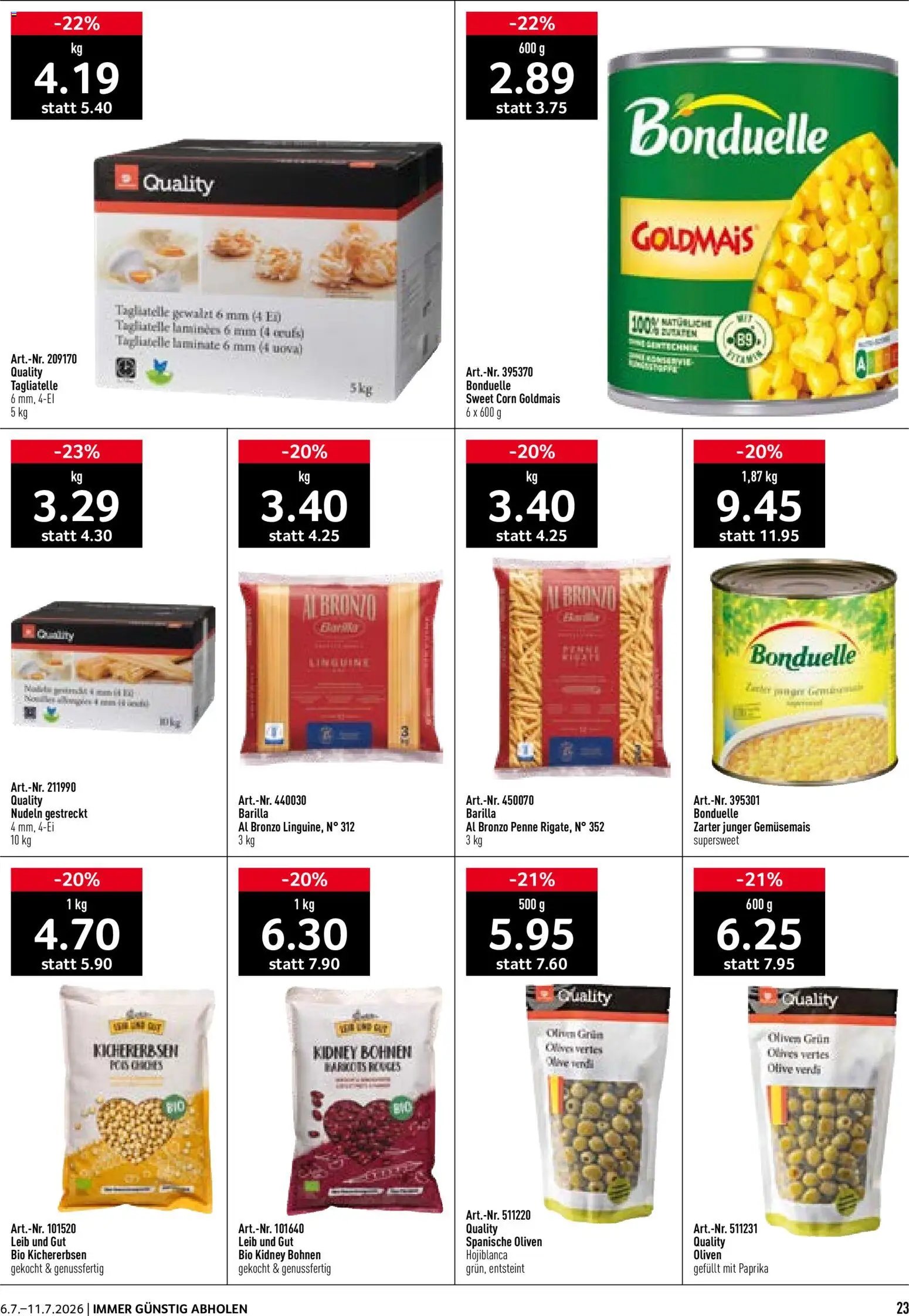 Prodega aktionen