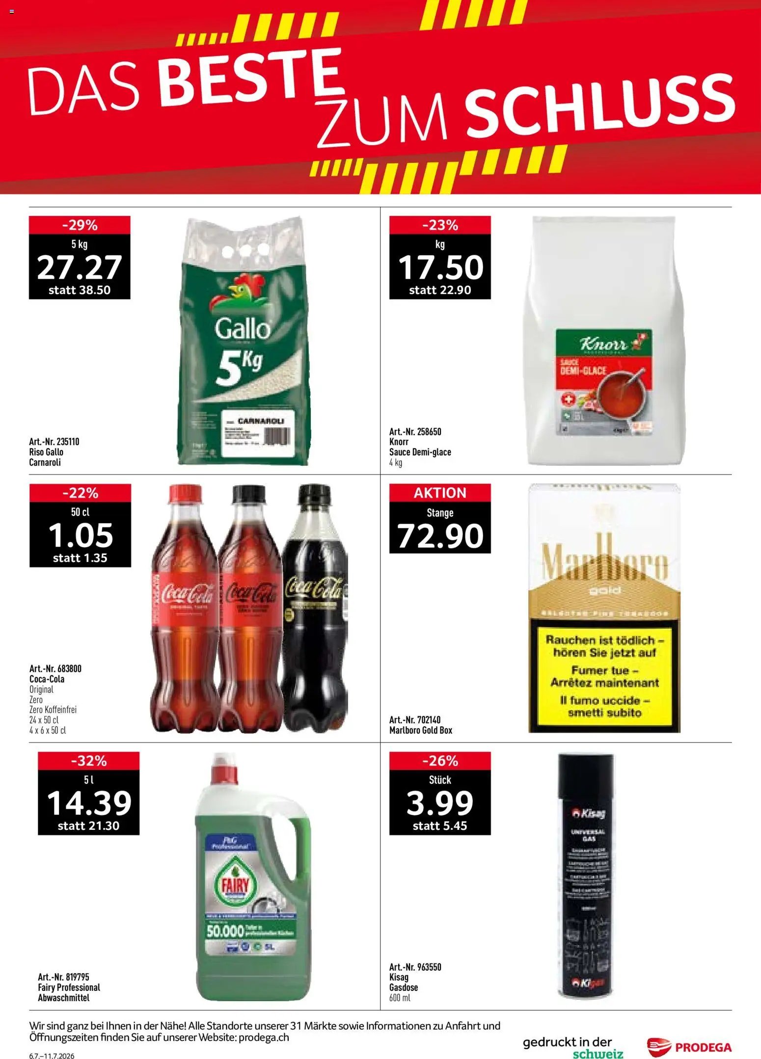 Prodega aktionen