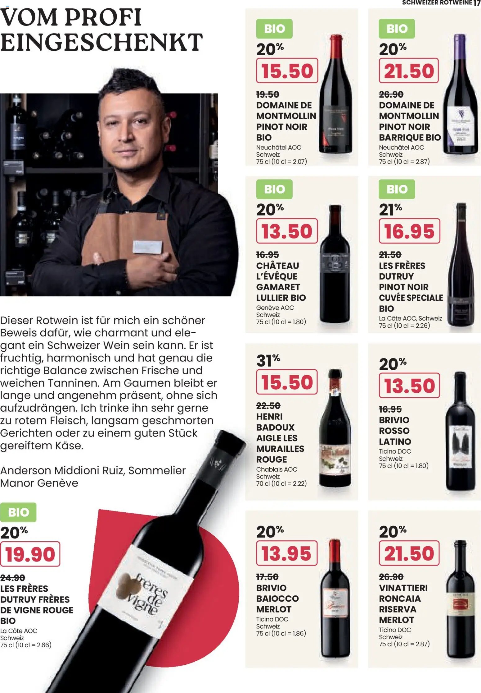 Manor aktionen Wine