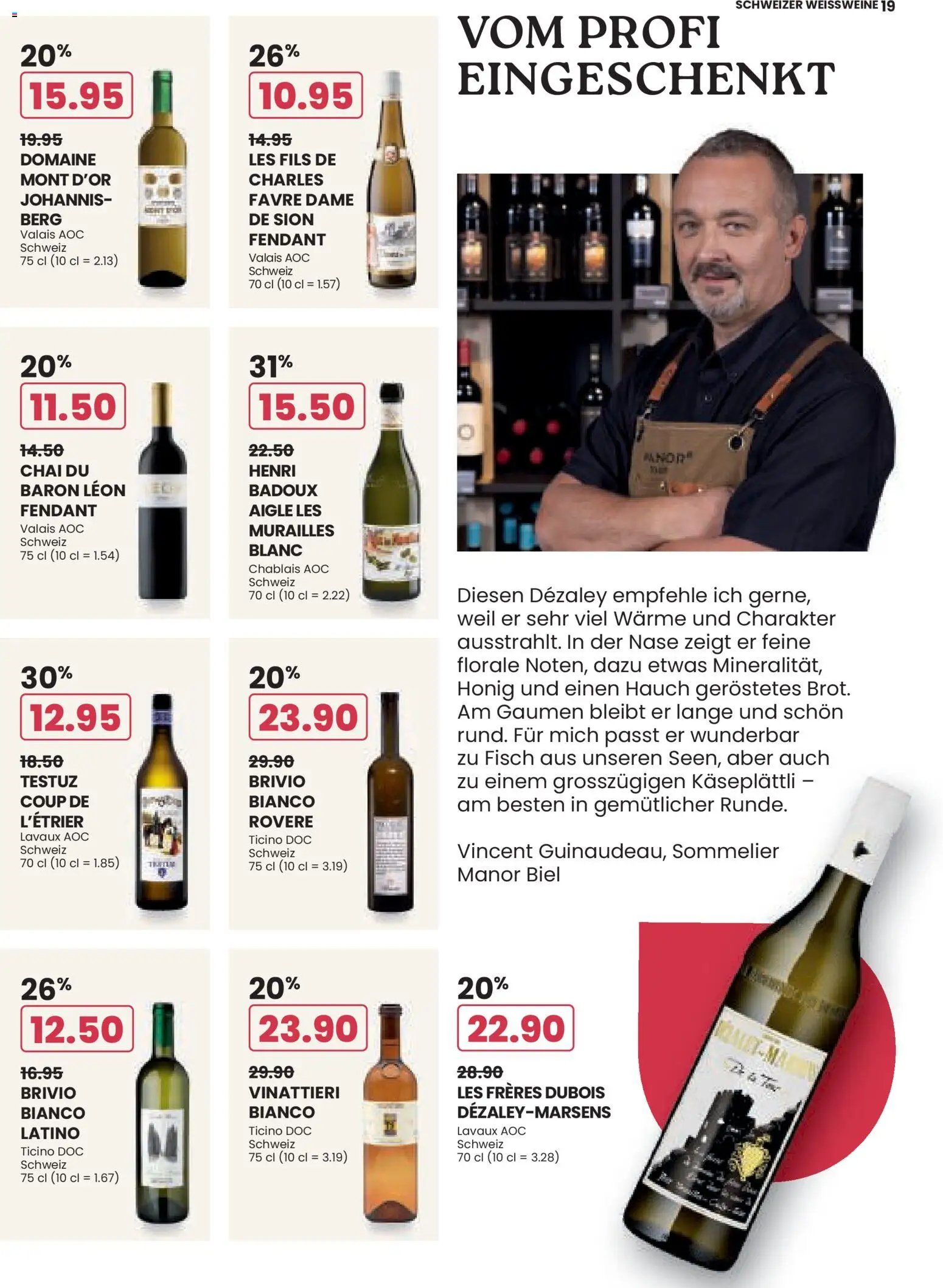 Manor aktionen Wine