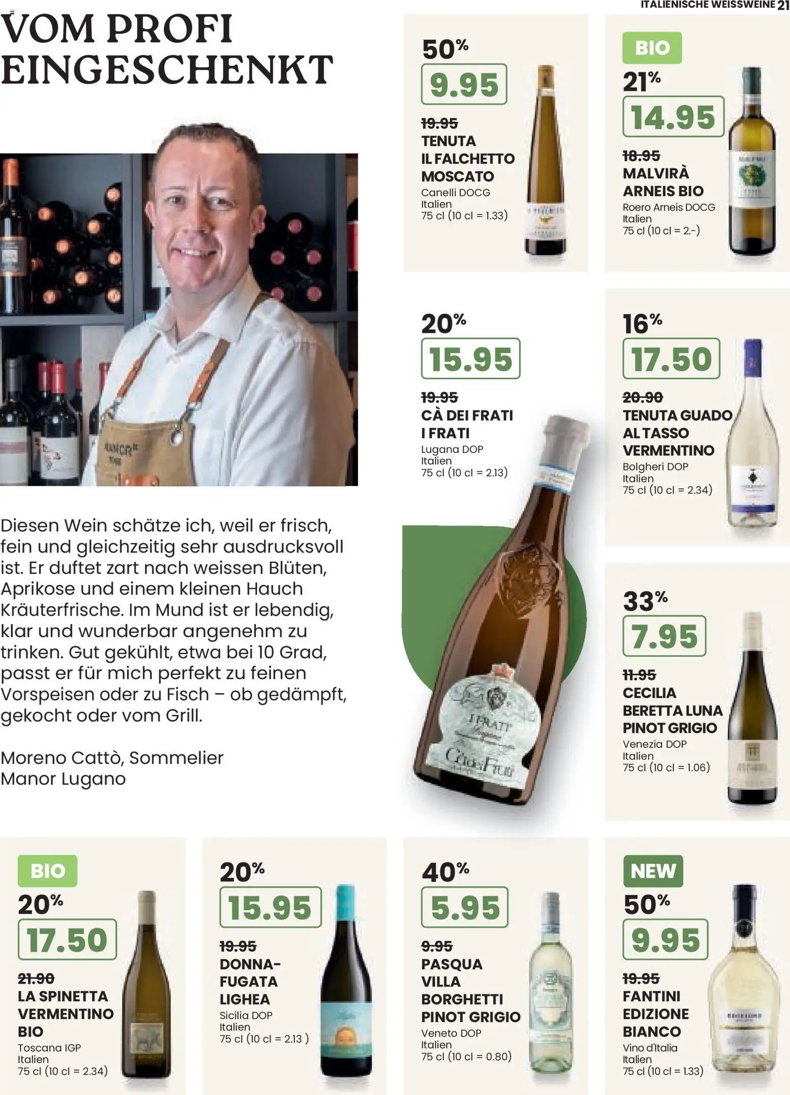 Manor aktionen Wine
