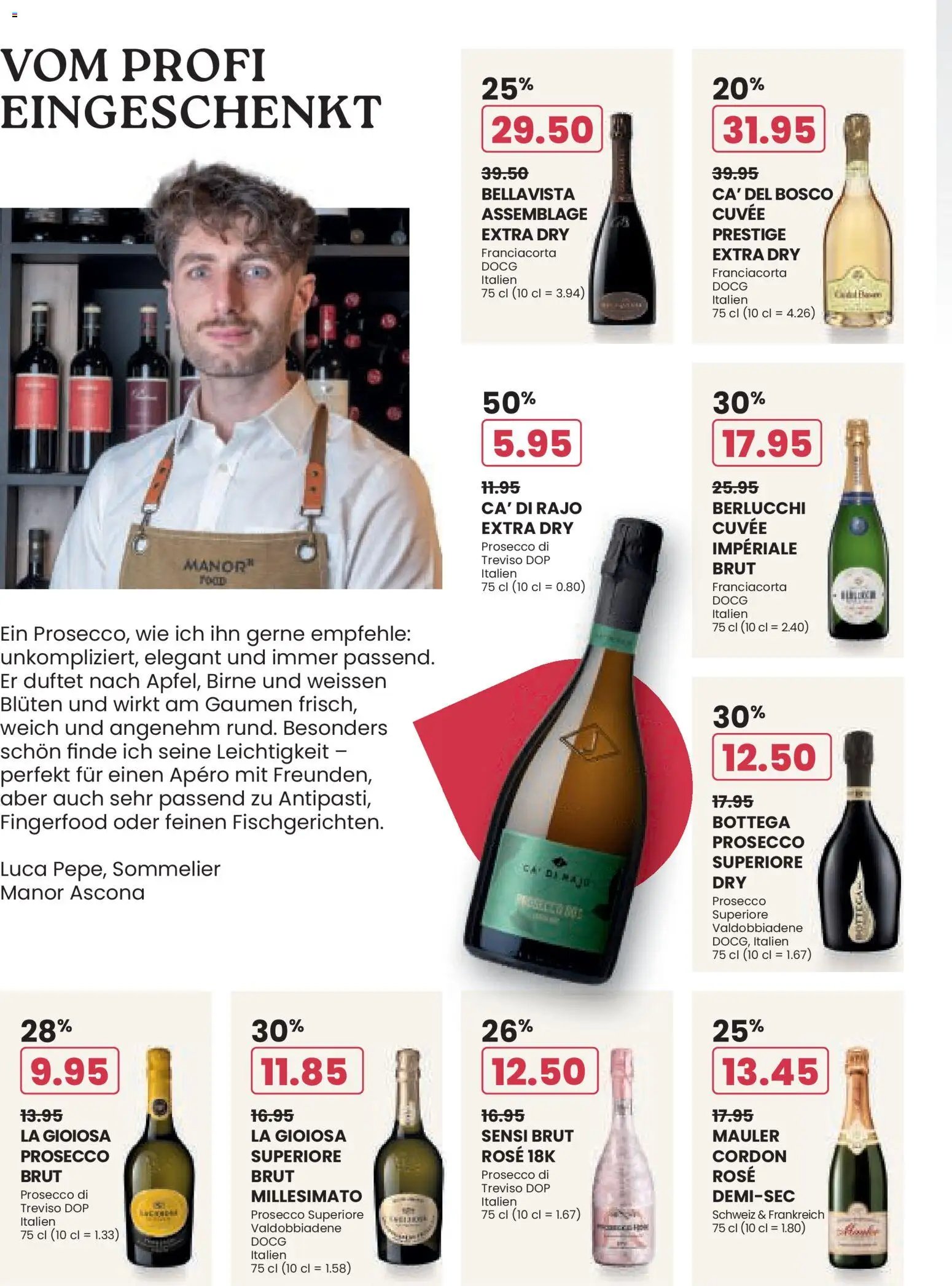Manor aktionen Wine