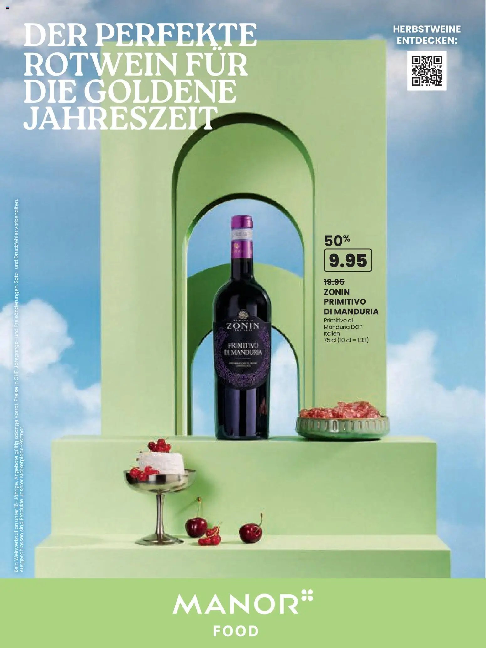 Manor aktionen Wine