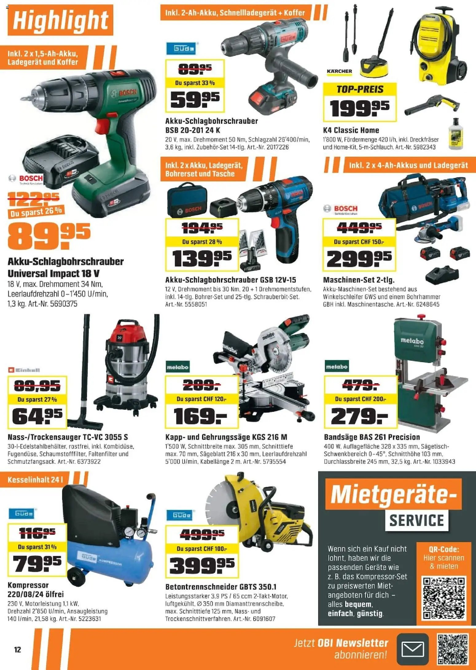 OBI aktionen Basel (2026-03-31 - 2026-04-14)