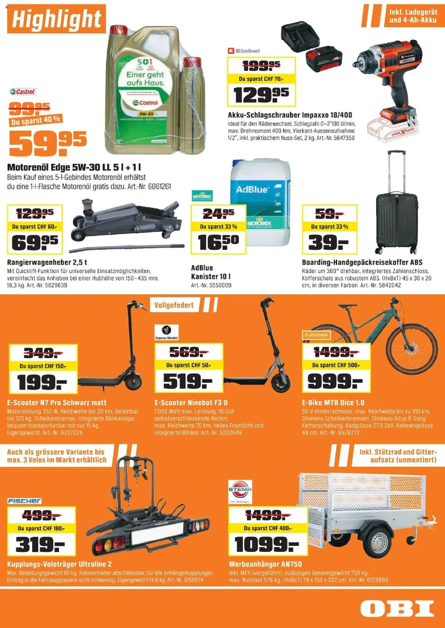 OBI aktionen Basel (2026-03-31 - 2026-04-14)