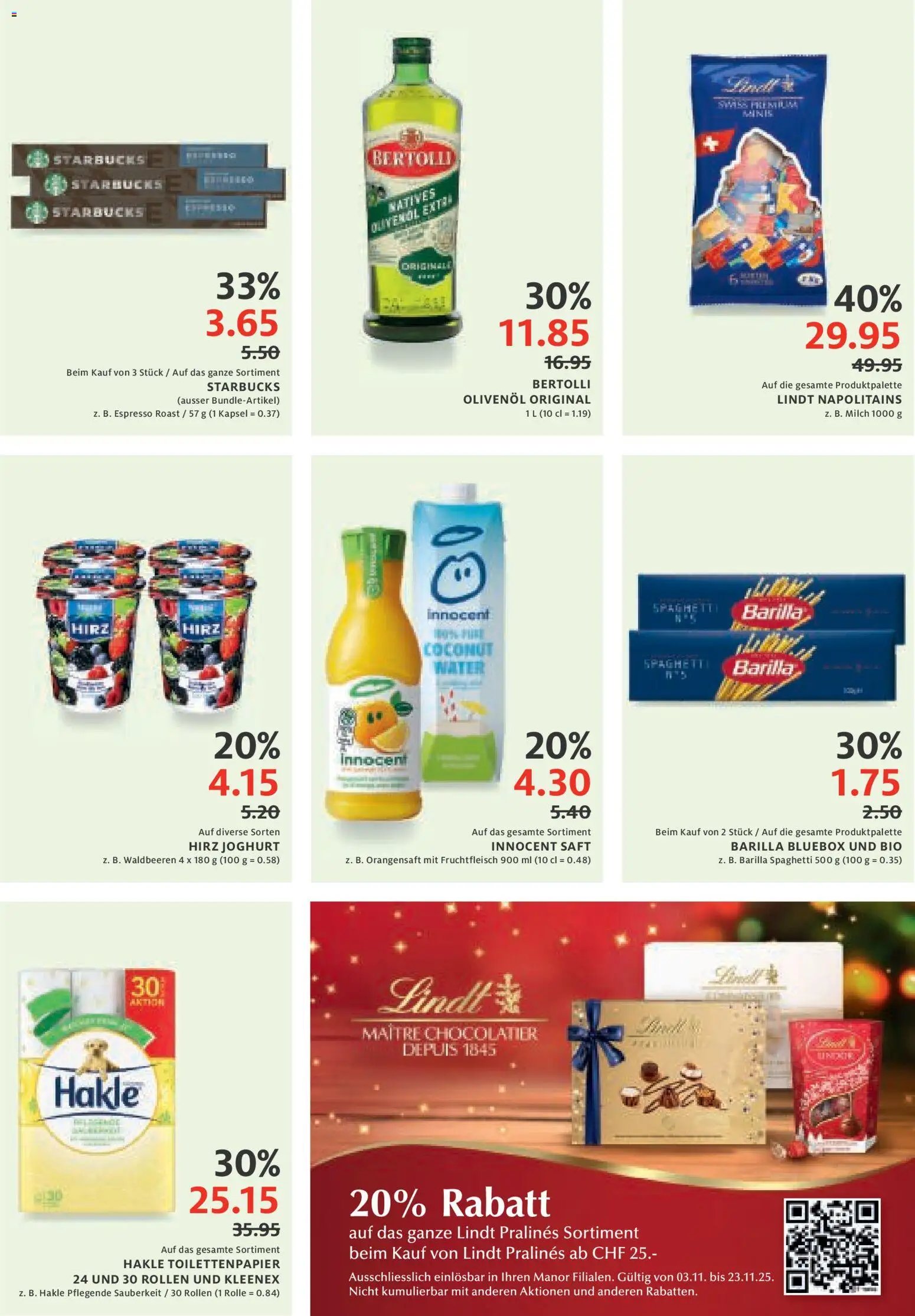 Manor Aktionen (2025-11-04 - 2025-11-10)