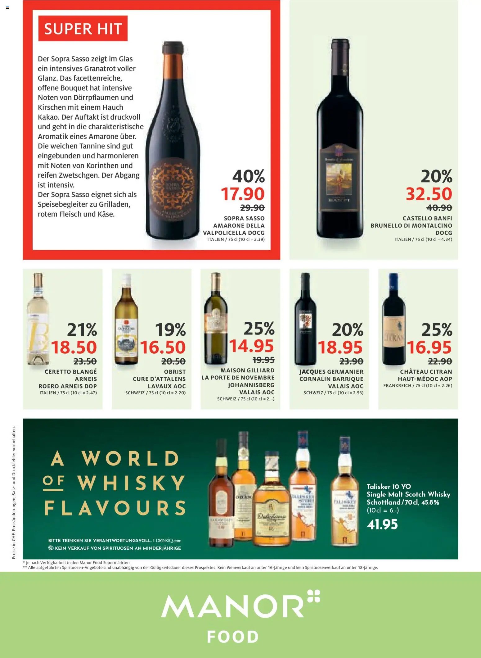 Manor Aktionen (2025-11-04 - 2025-11-10)