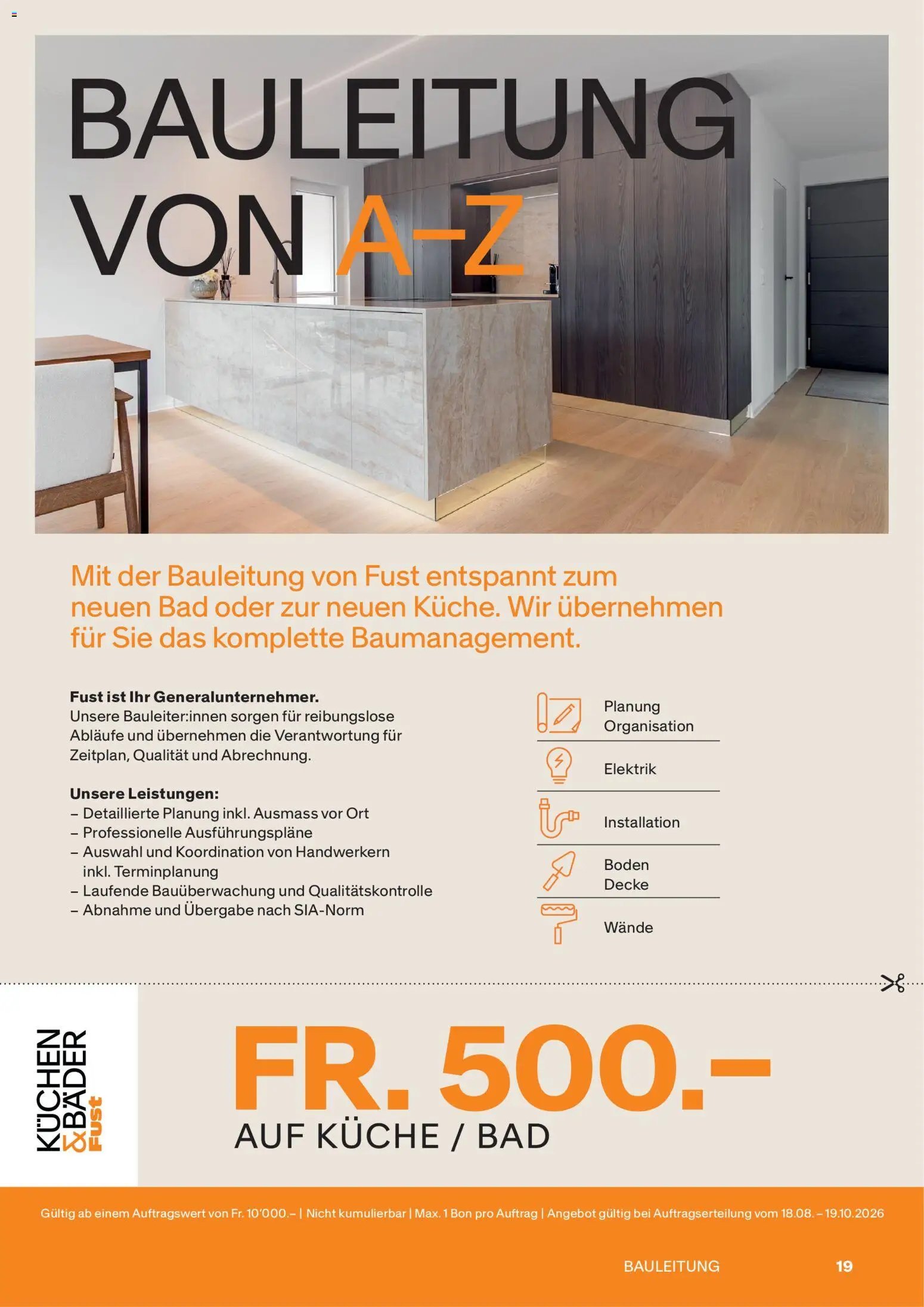 Fust aktionen Küchen- und Badezimmer