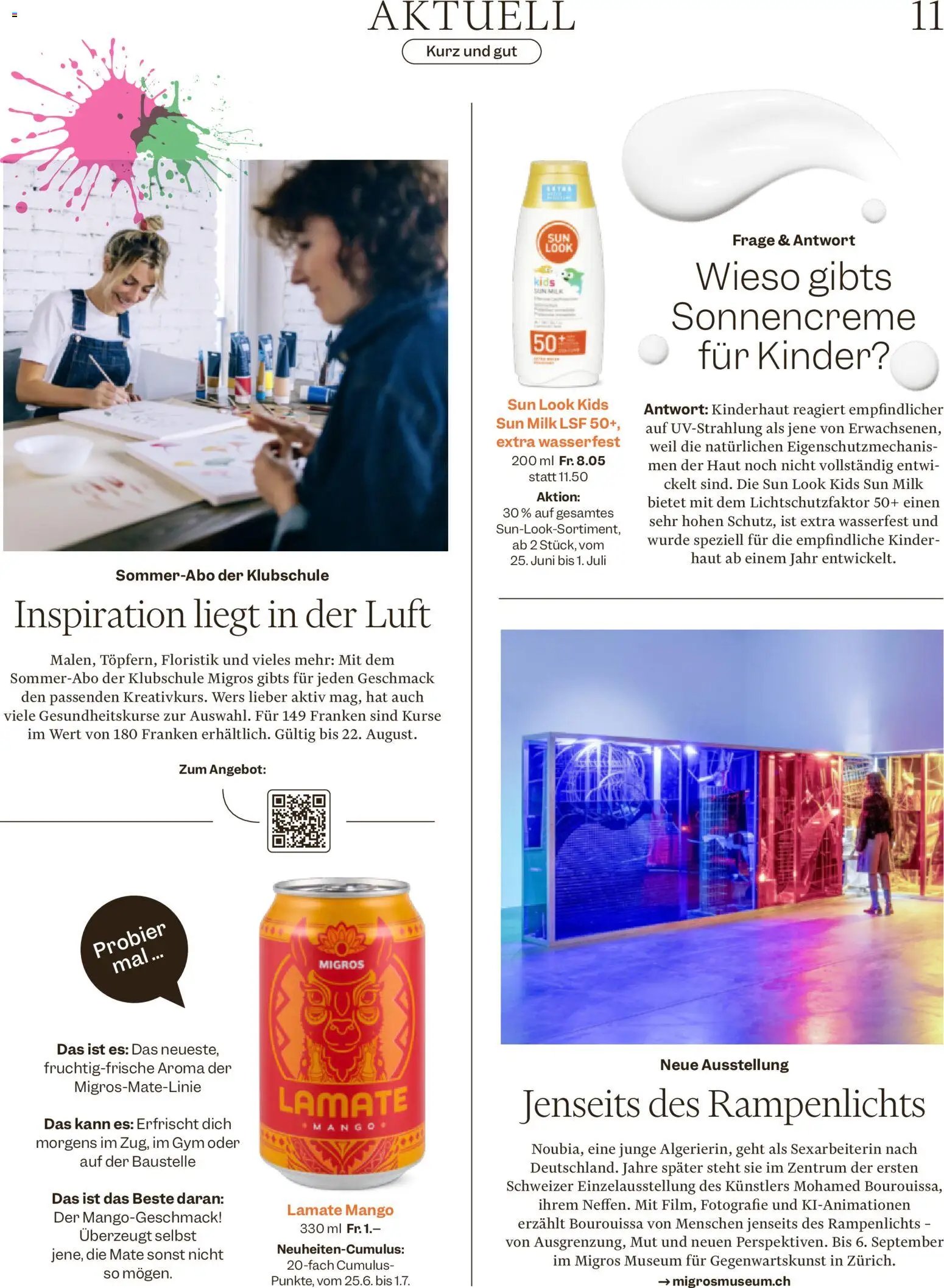 Migros aktionen Magazin