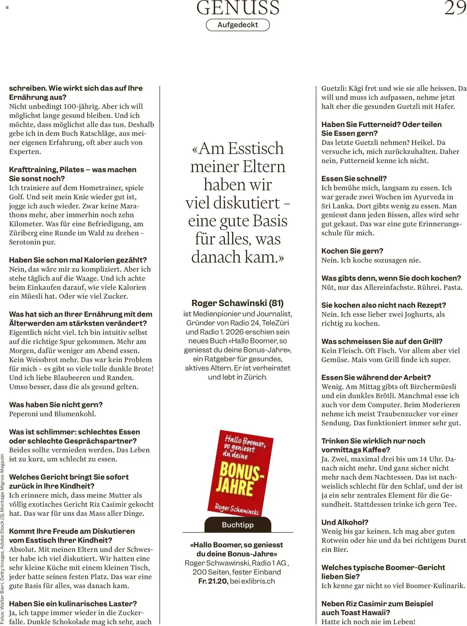 Migros aktionen Magazin