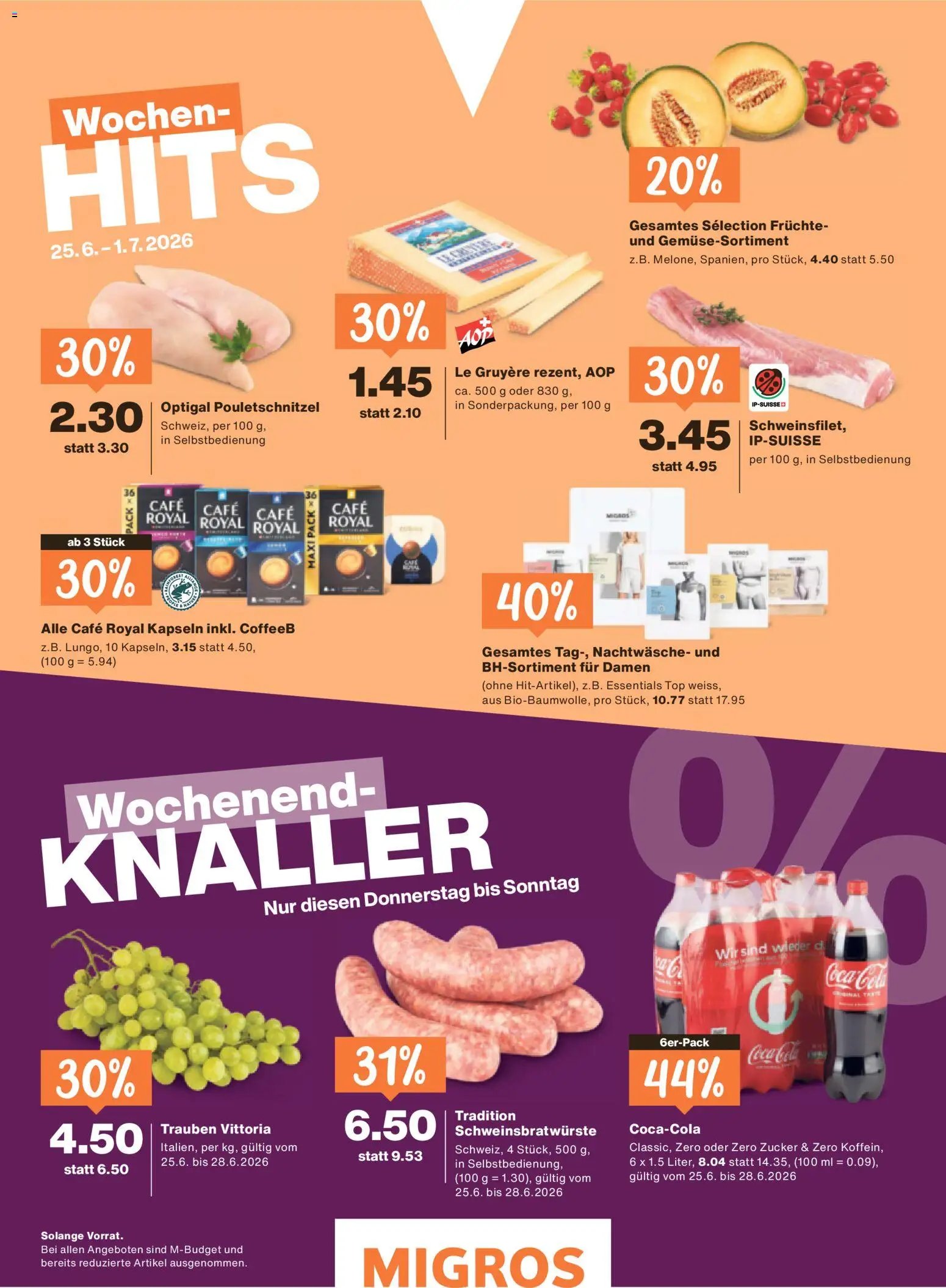 Migros aktionen Magazin