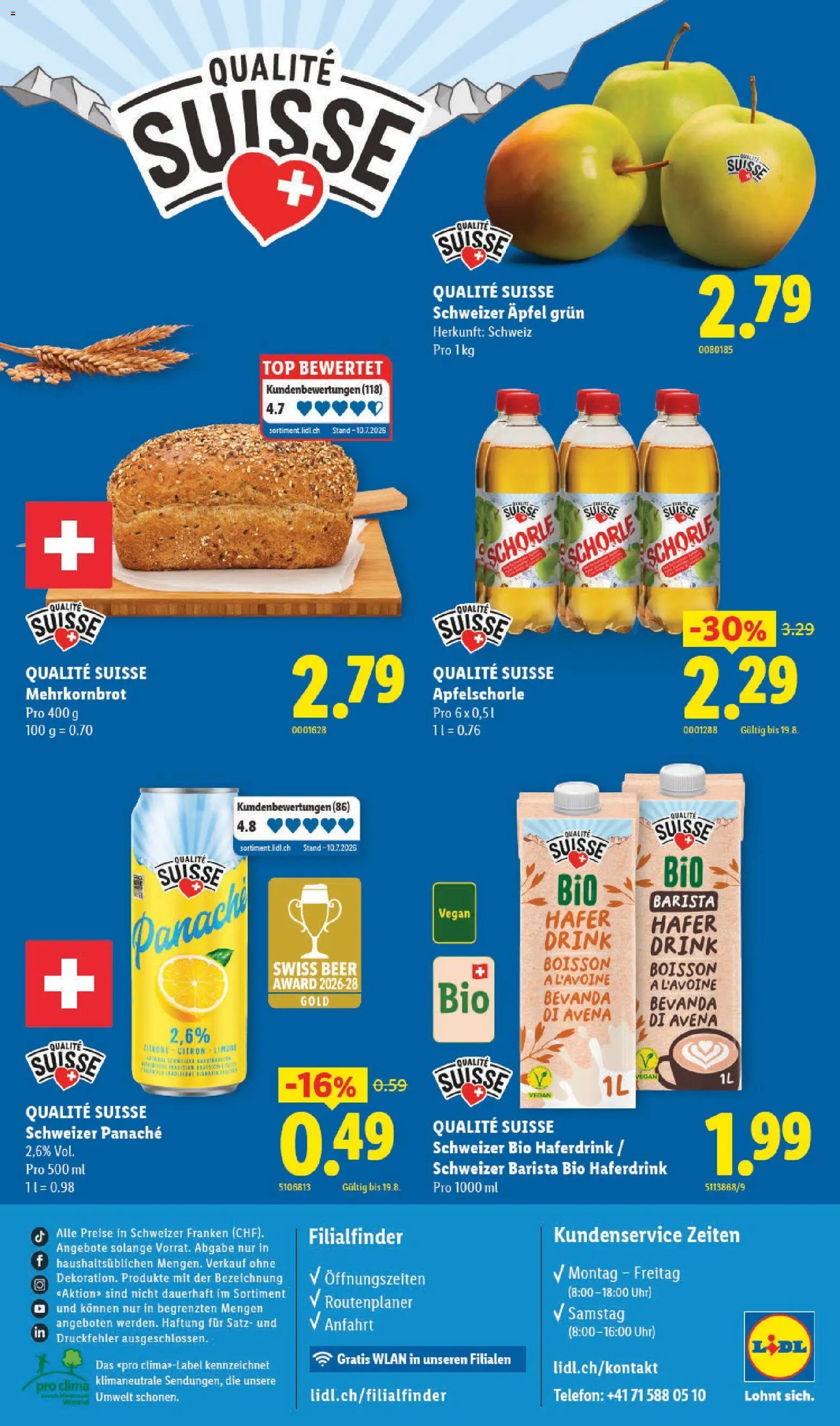Lidl aktionen Qualité Suisse