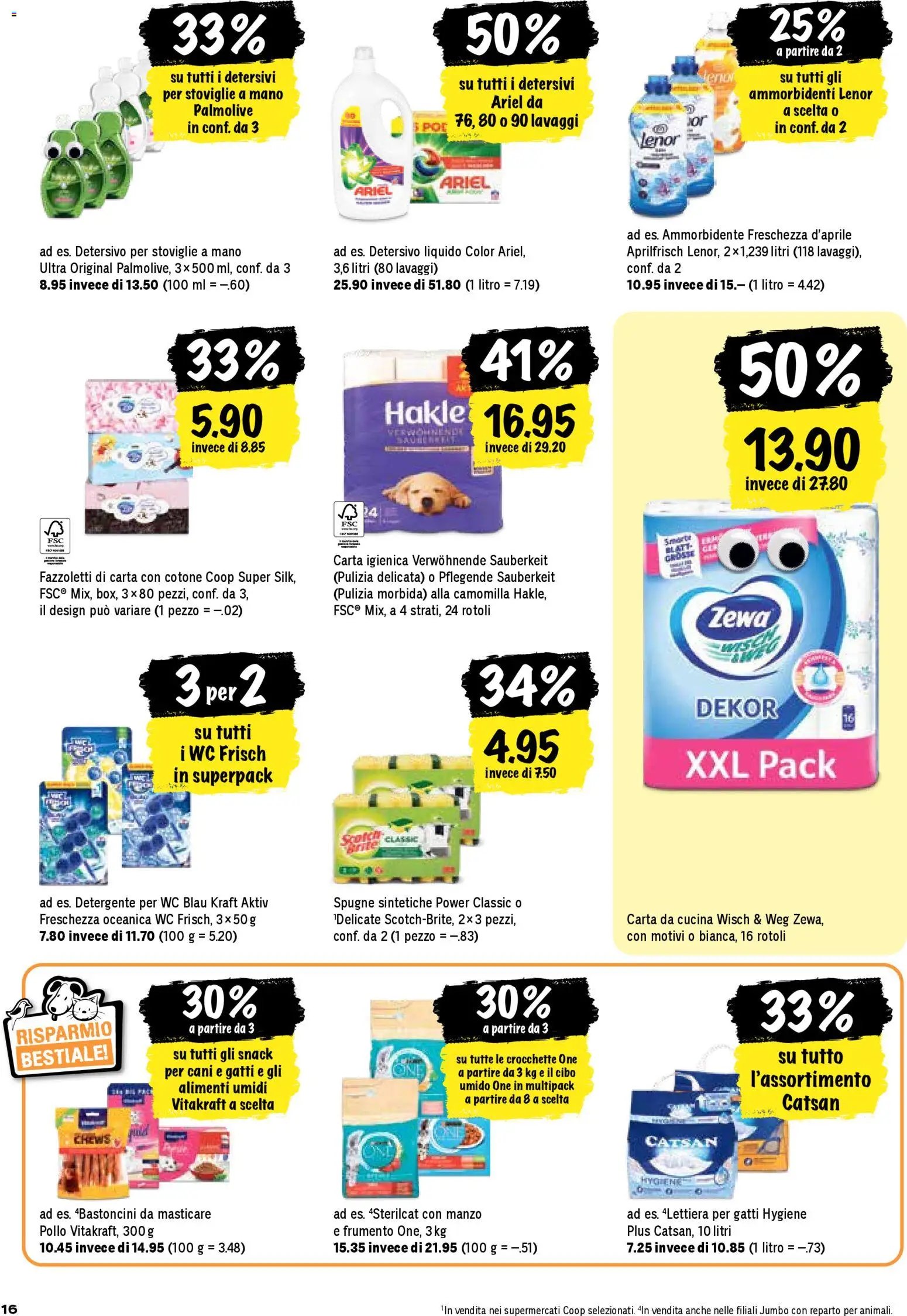 Coop - Una settimana di azioni (2025-12-22 - 2025-12-28)