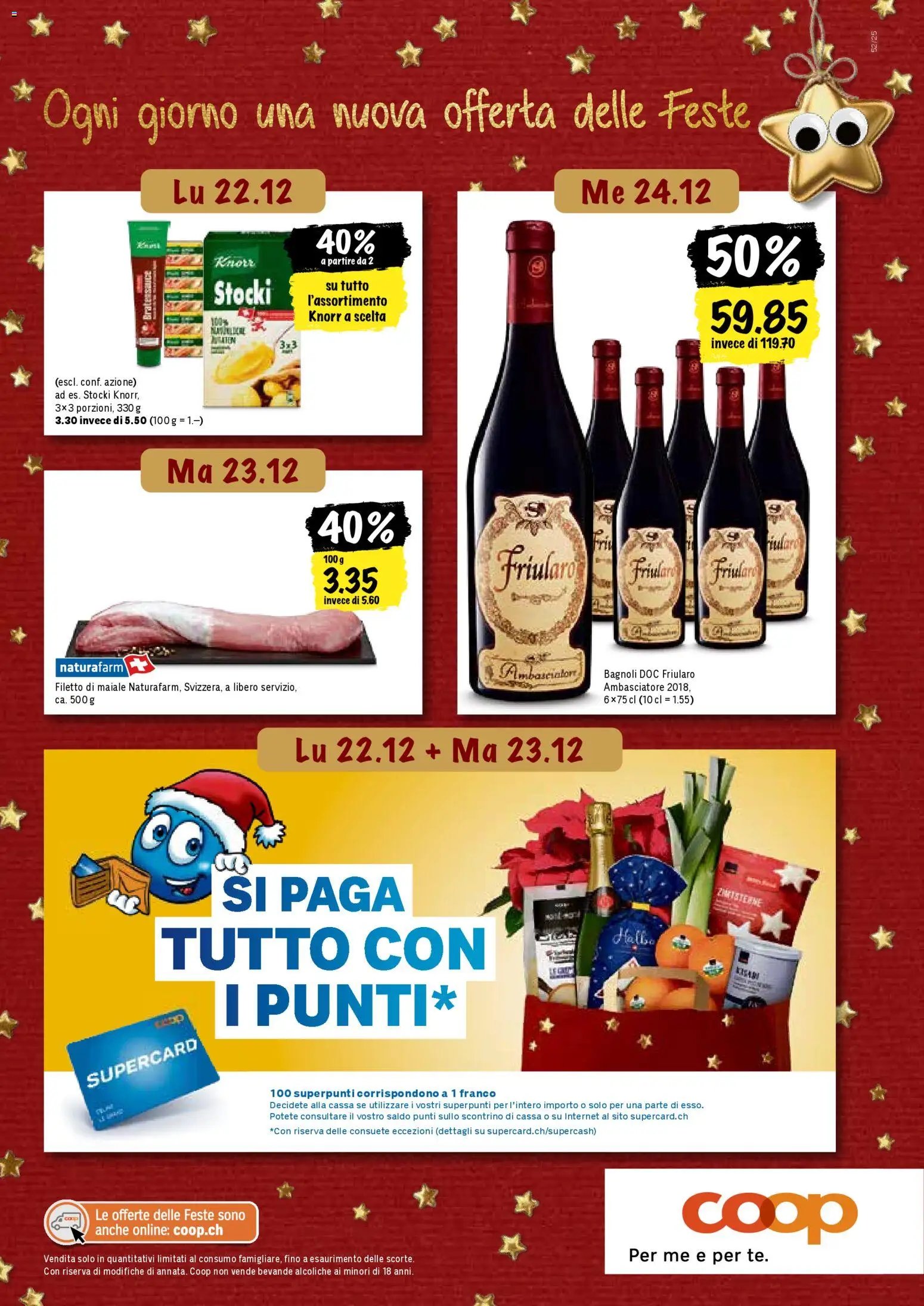 Coop - Una settimana di azioni (2025-12-22 - 2025-12-28)