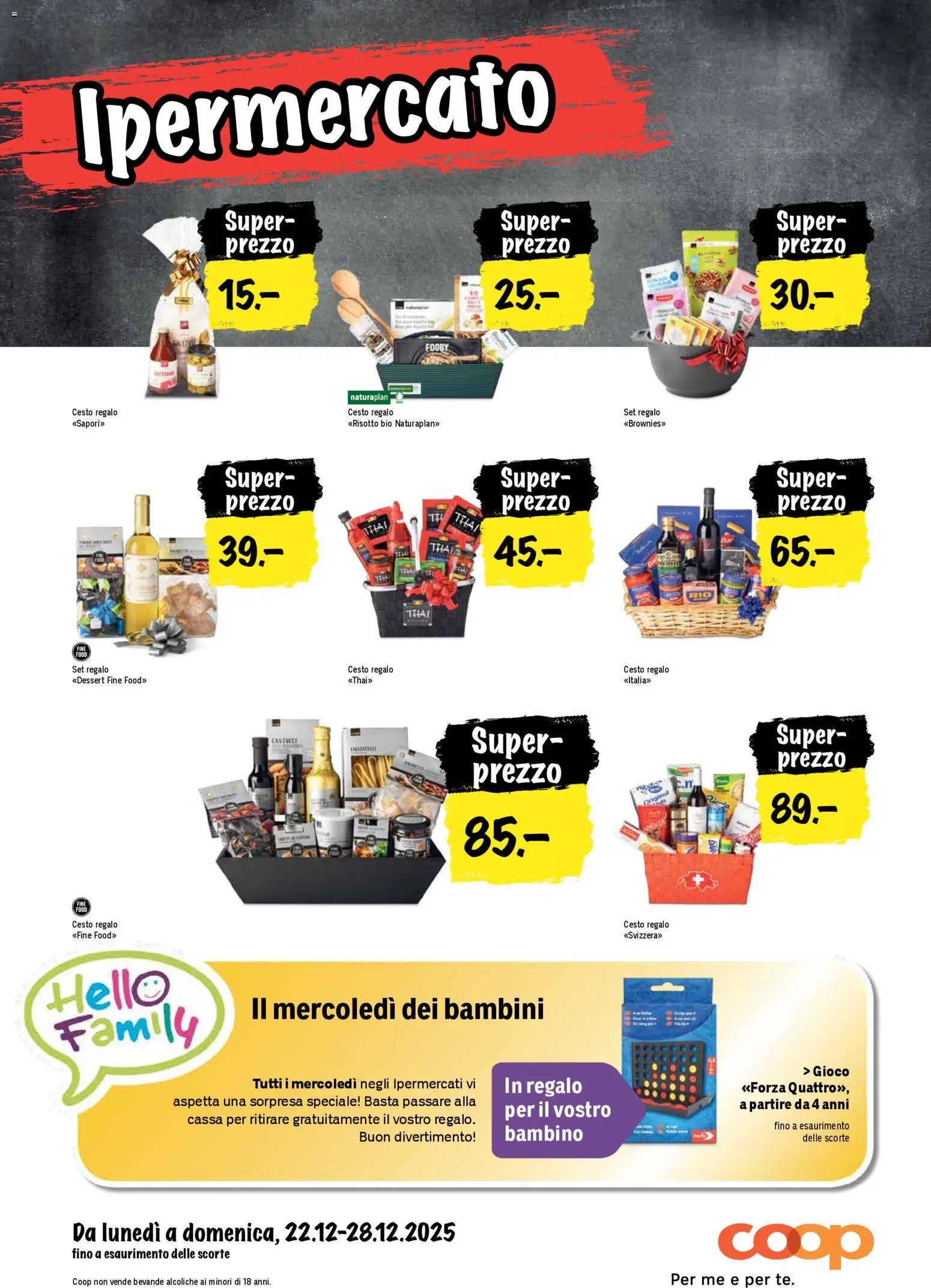 Coop - Una settimana di azioni (2025-12-22 - 2025-12-28)