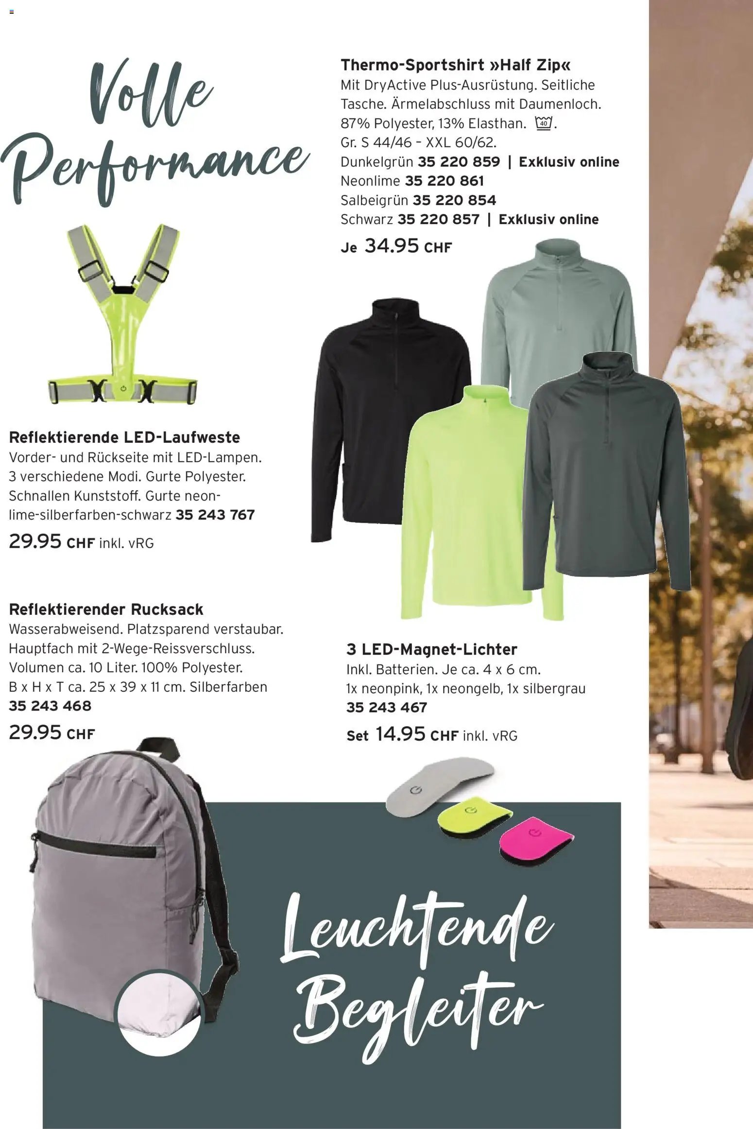 Tchibo aktionen Active Running