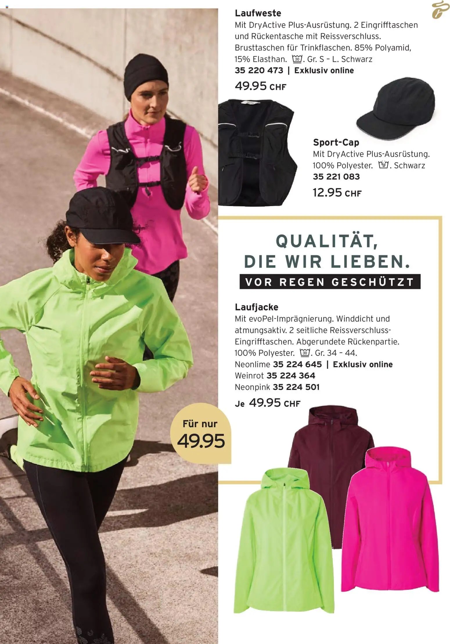 Tchibo aktionen Active Running