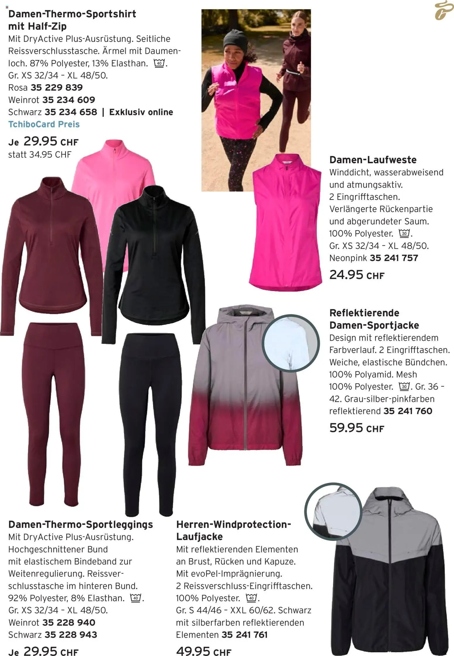 Tchibo aktionen Active Running