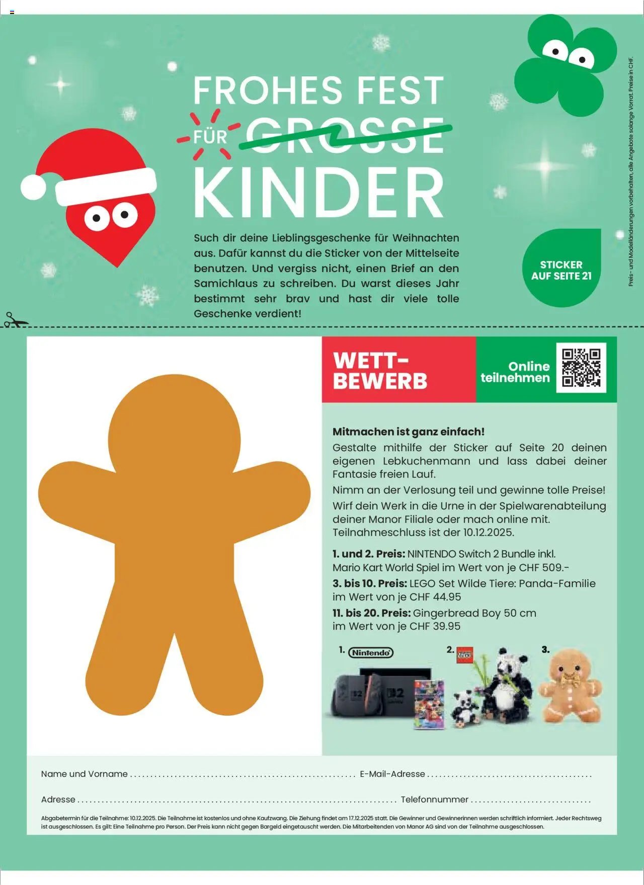 Manor Aktionen Frohes Fest (2025-10-13 - 2025-12-24)