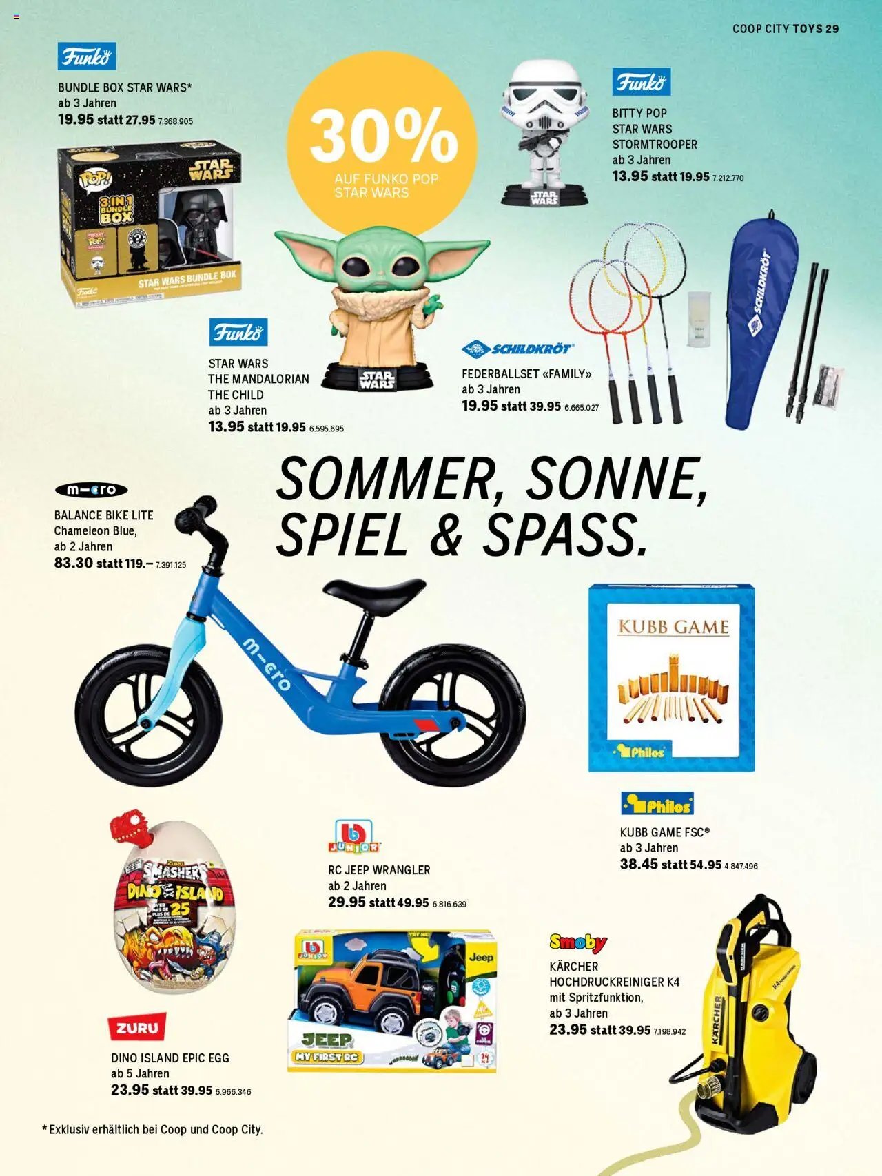 Coop City Aktionen (2025-08-09 - 2025-08-31)