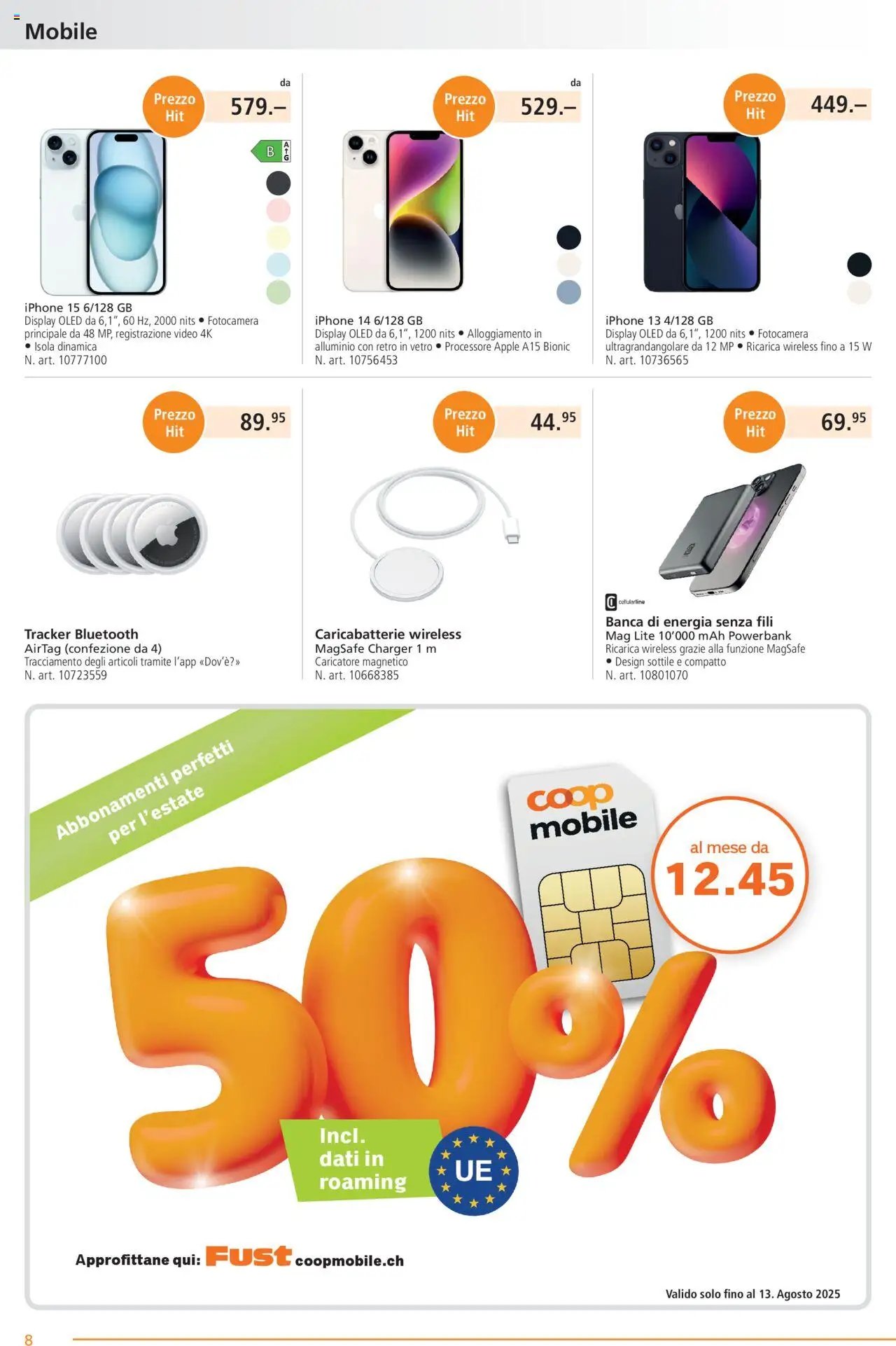 Fust Aktionen IT (2025-07-28 - 2025-08-24)