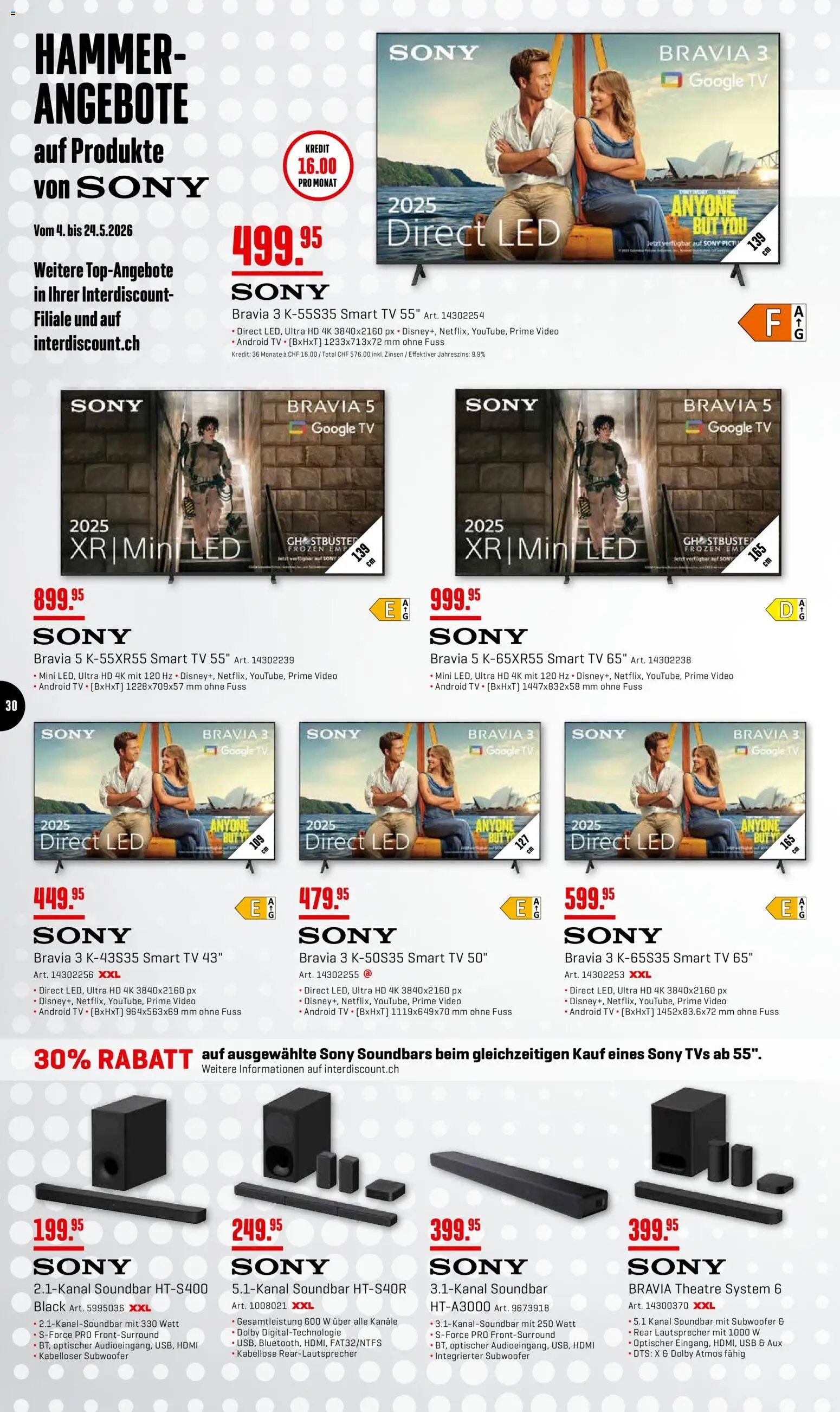 Interdiscount aktionen (2026-05-04 - 2026-05-24) | 30