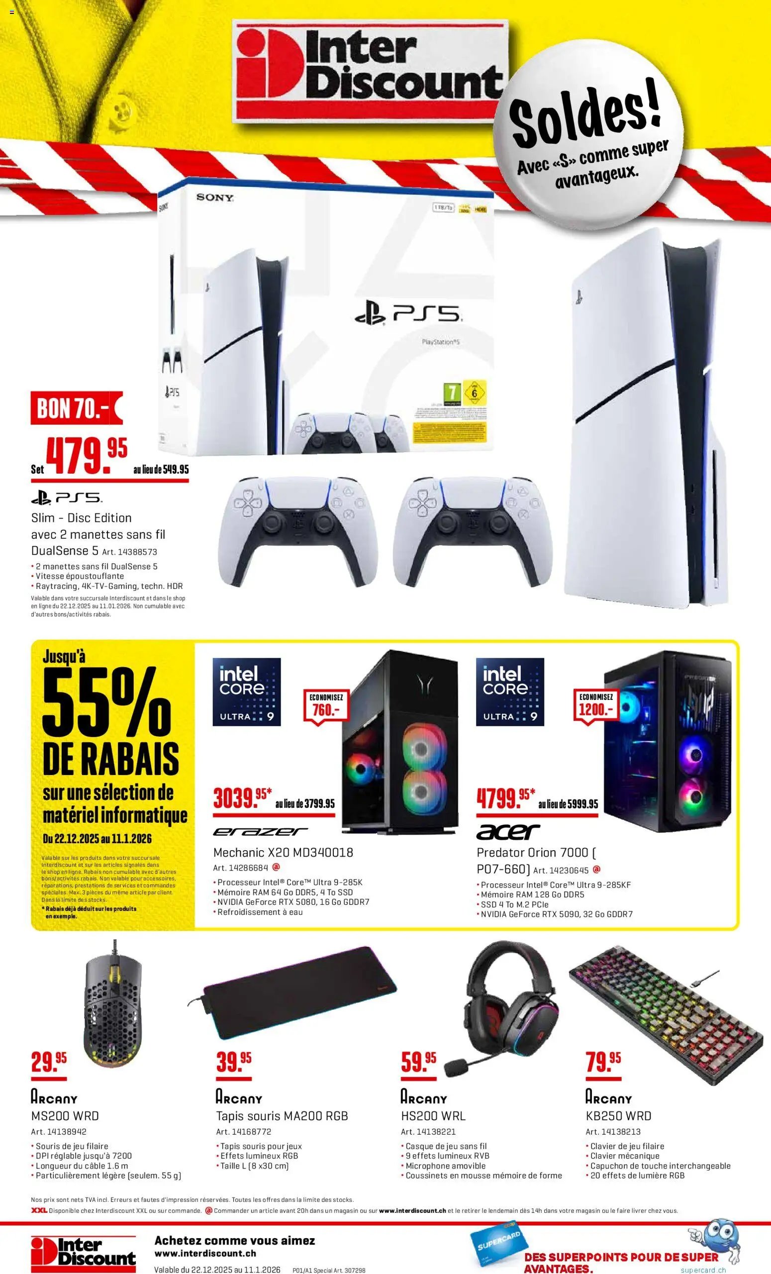 Interdiscount Aktionen Soldes (2025-12-22 - 2026-01-11)