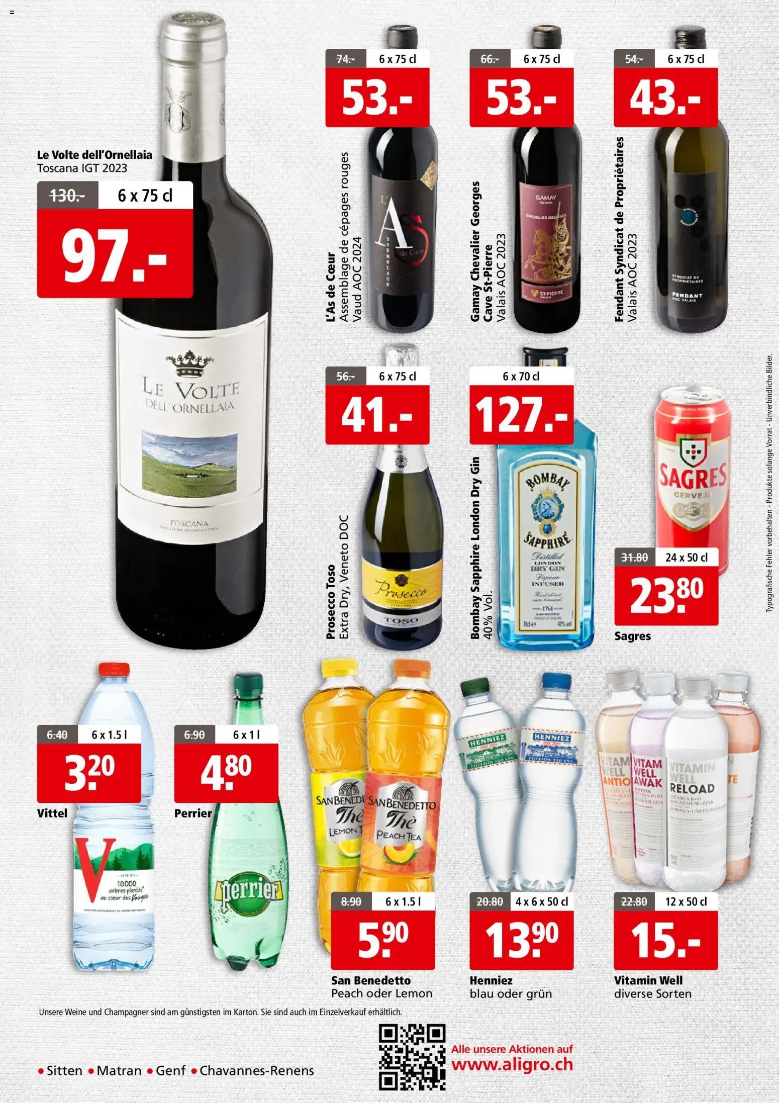 Aligro Aktionen Business - Chavannes, Matran, Genf, Sitten (2025-11-17 - 2025-11-22) | 4