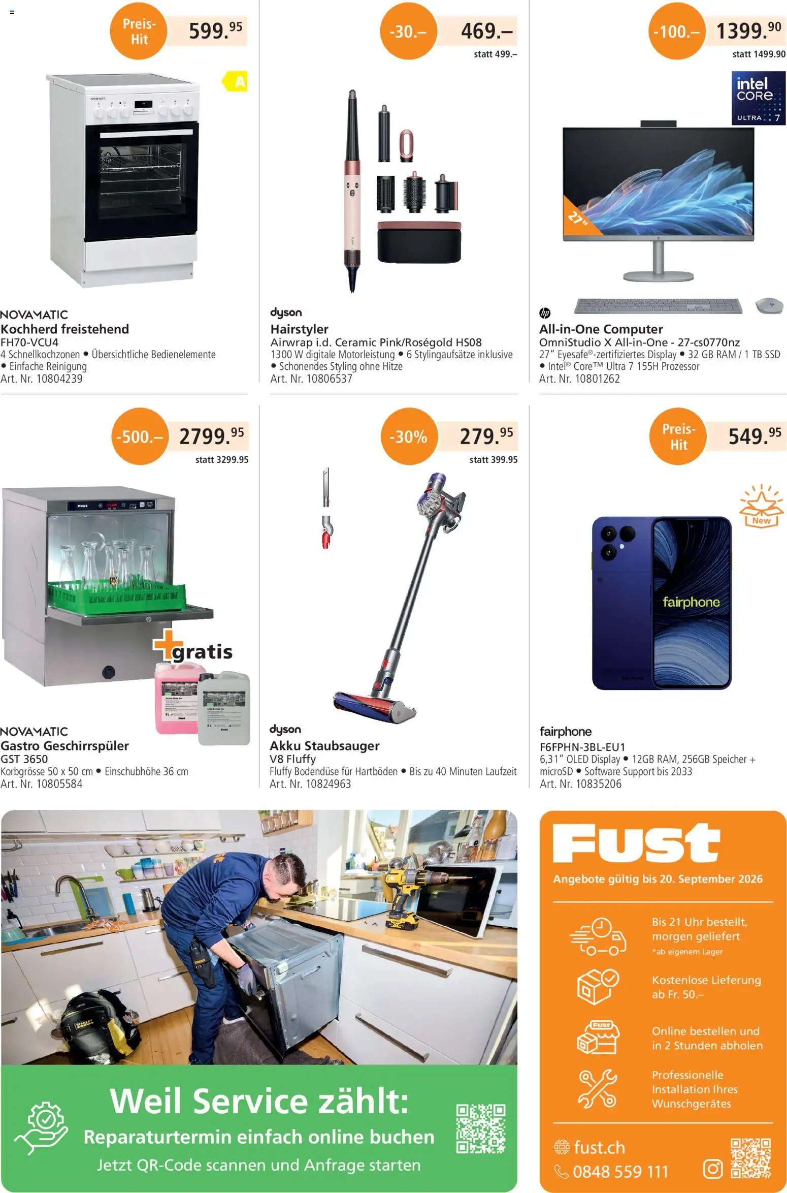 Fust aktionen