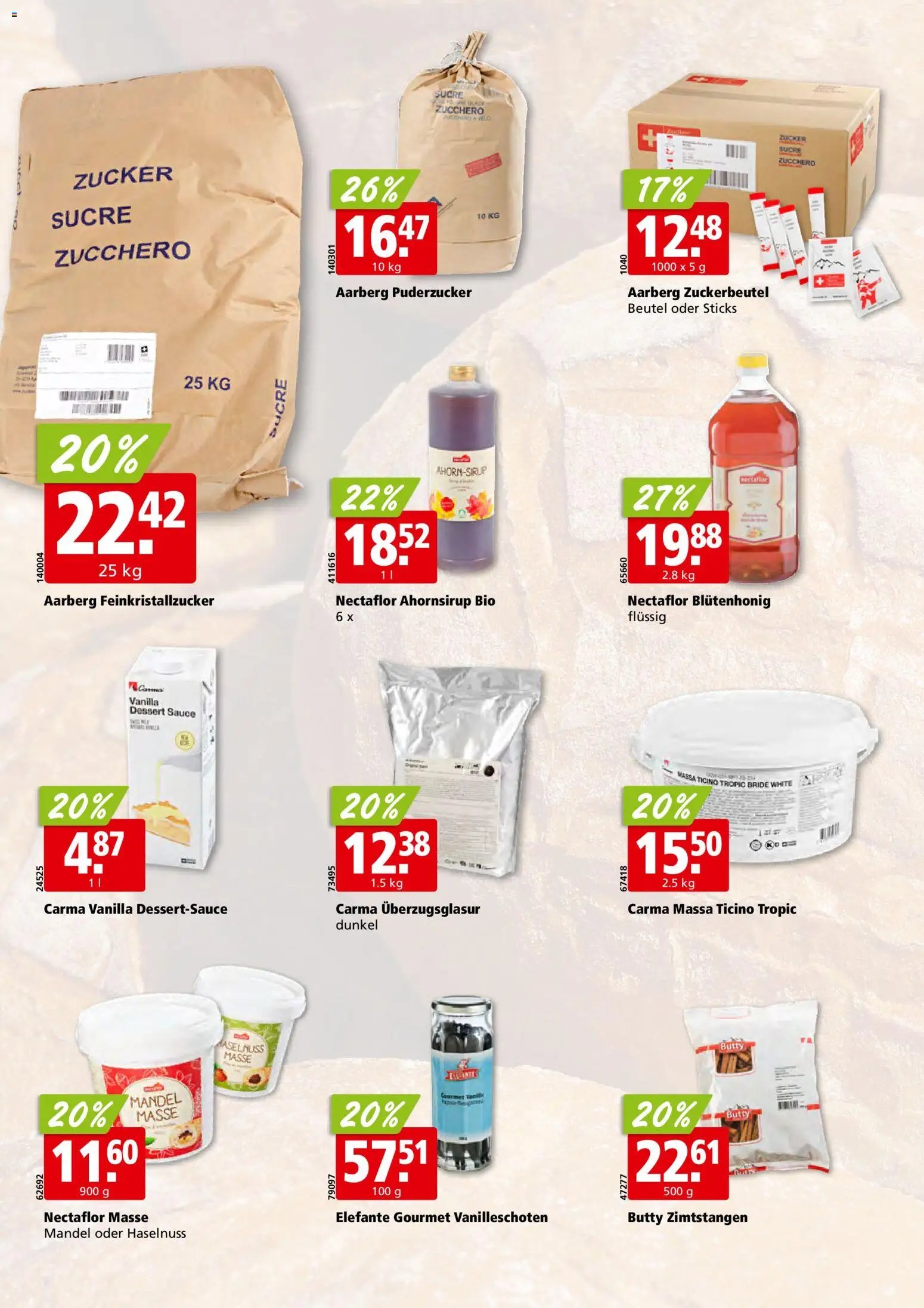 Aligro aktionen Bäckerei Schlieren, Gossau SG, Frauenfeld, Rapperswil-Jona, Sargans, Bern (2026-03-16 - 2026-03-21)