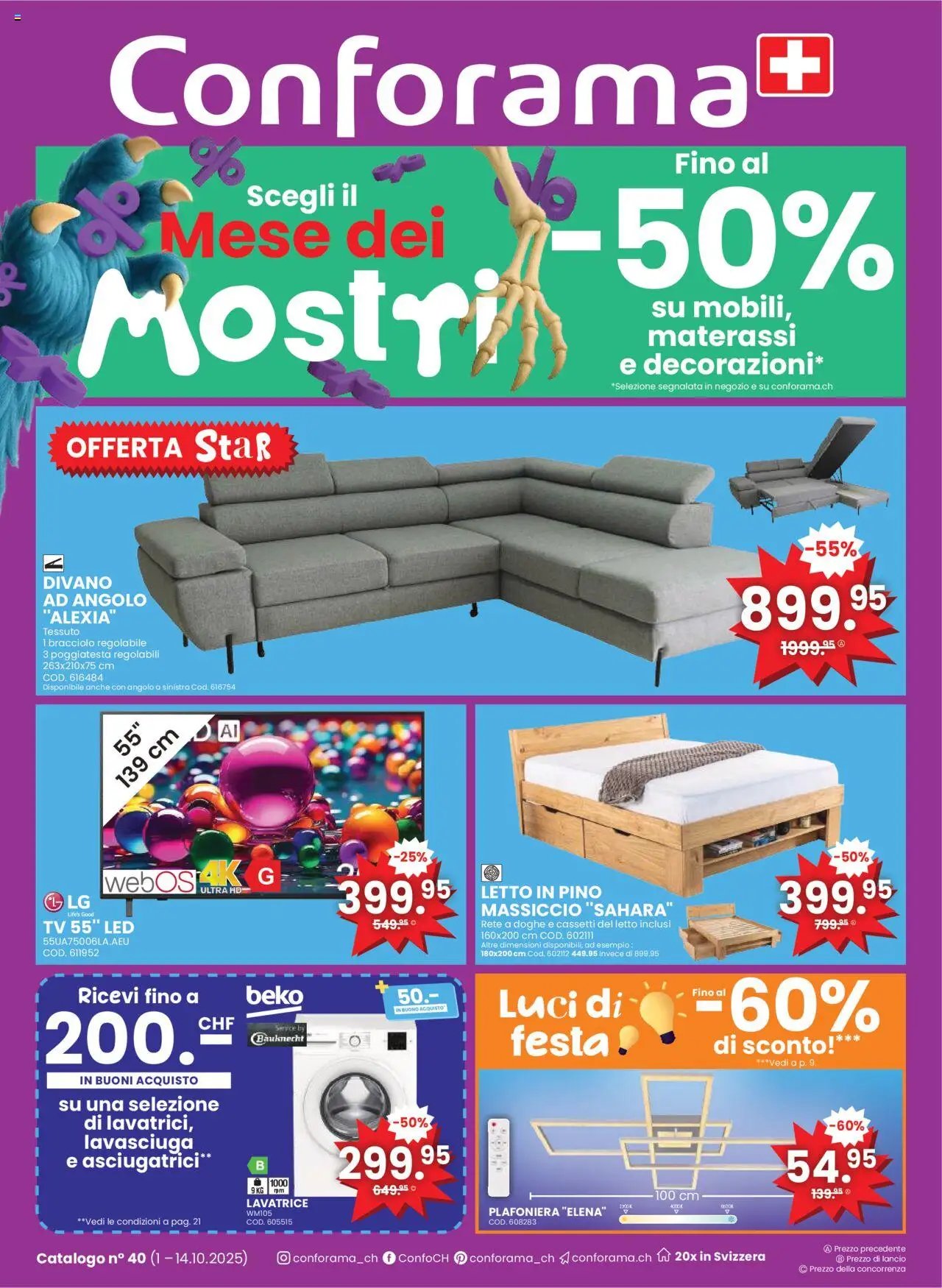 Conforama Aktionen IT (2025-10-01 - 2025-10-14)