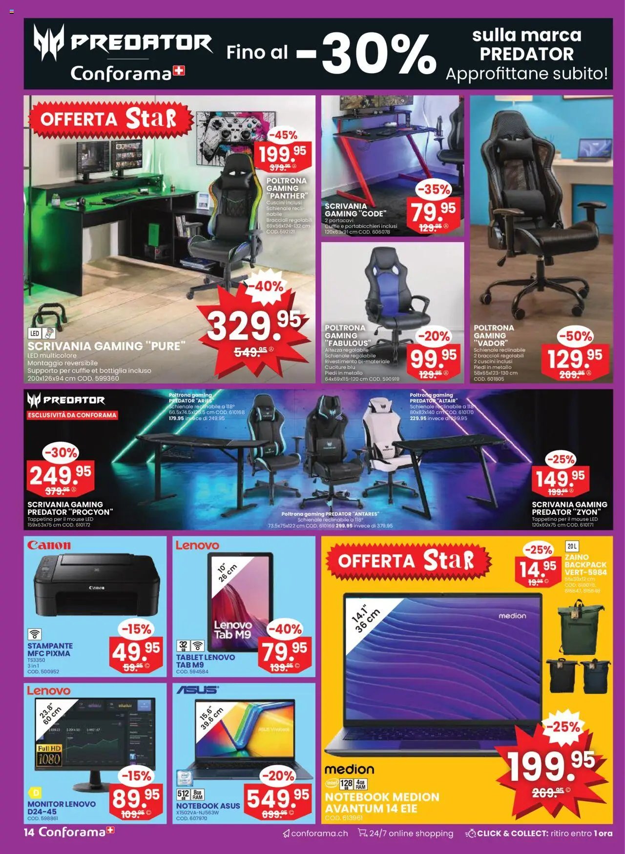 Conforama Aktionen IT (2025-10-01 - 2025-10-14)