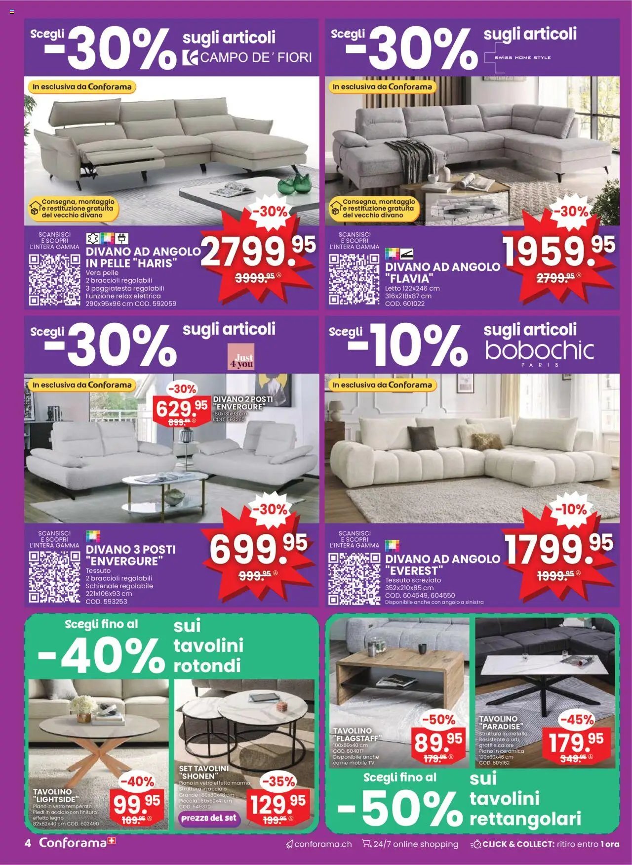 Conforama Aktionen IT (2025-10-01 - 2025-10-14)