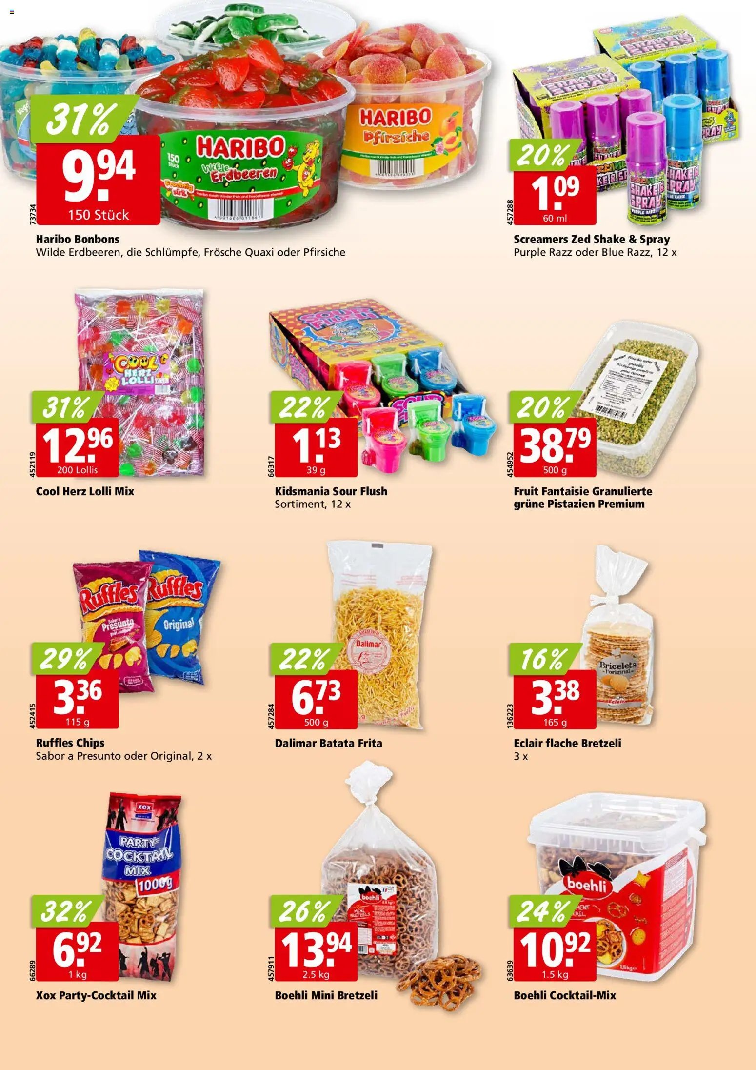 Aligro aktionen Chavannes, Matran, Genf, Sitten