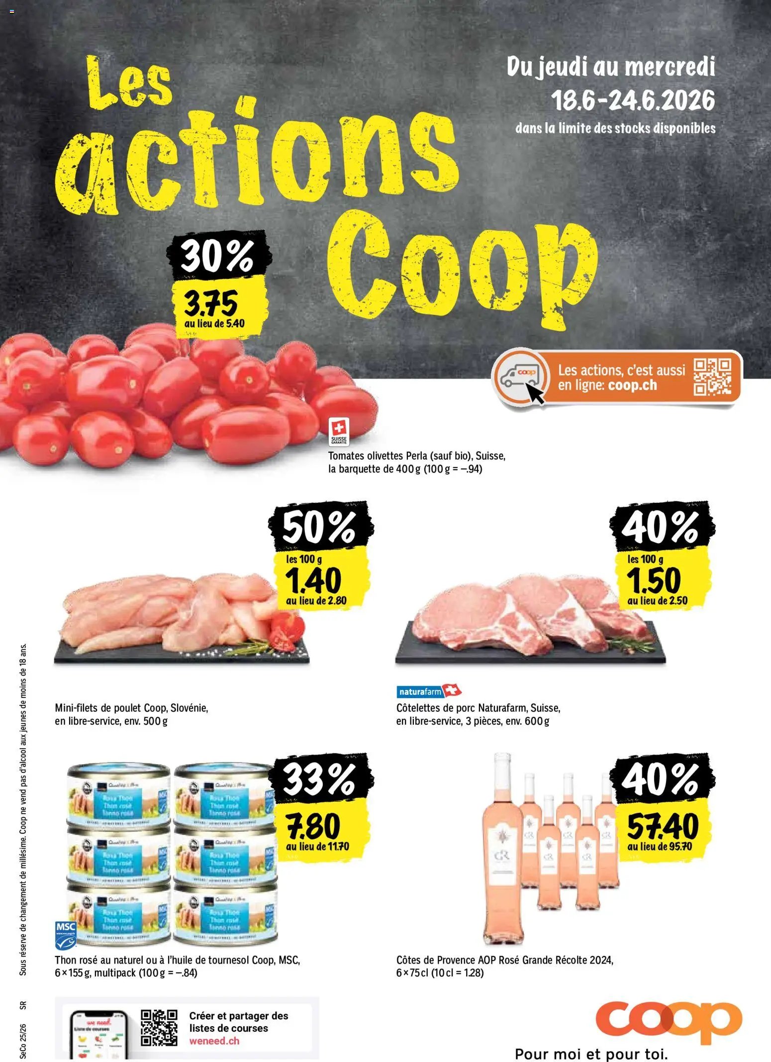 Coop aktionen FR