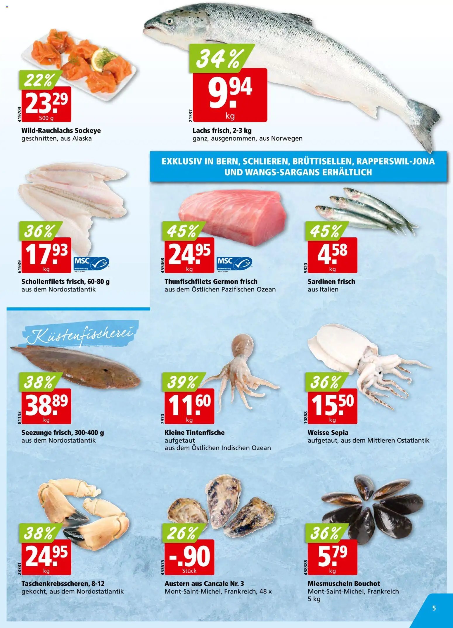 Aligro Aktionen Schlieren, Gossau SG, Frauenfeld, Rapperswil-Jona, Sargans, Bern, Brüttisellen, Pratteln, Emmen, Spreitenbach (2025-12-01 - 2025-12-06) | 5