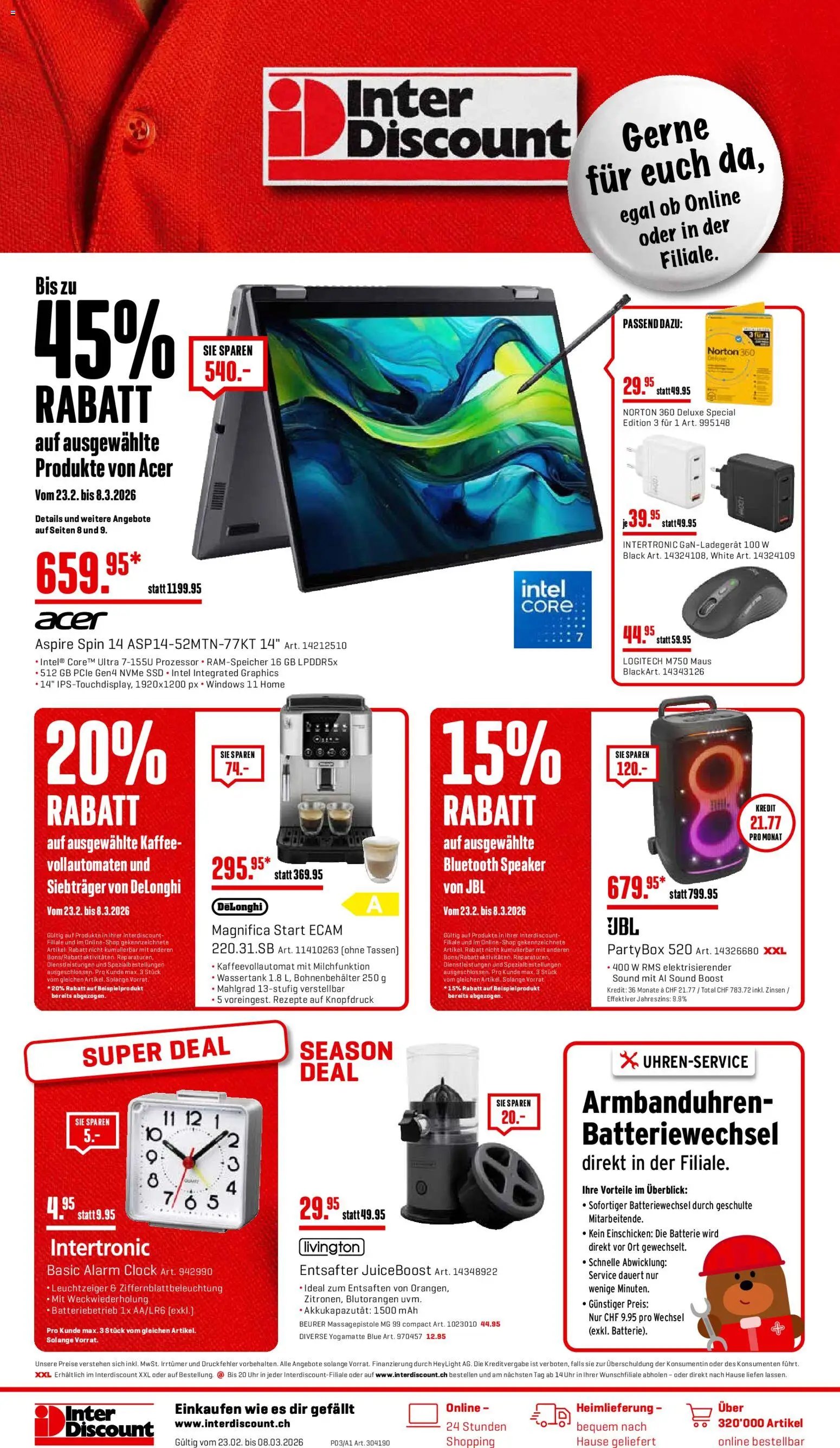 Interdiscount Aktionen (2026-02-23 - 2026-03-08) | 20