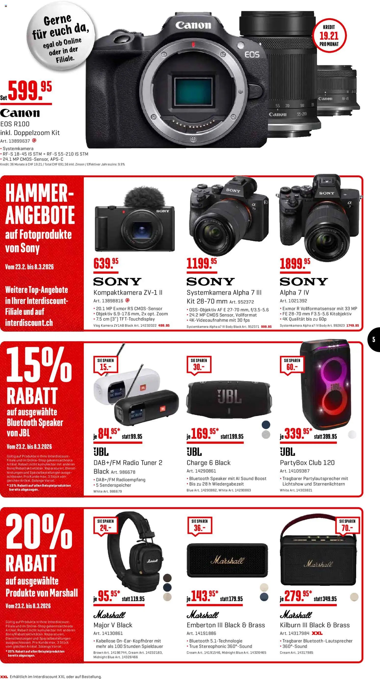 Interdiscount Aktionen (2026-02-23 - 2026-03-08) | 5