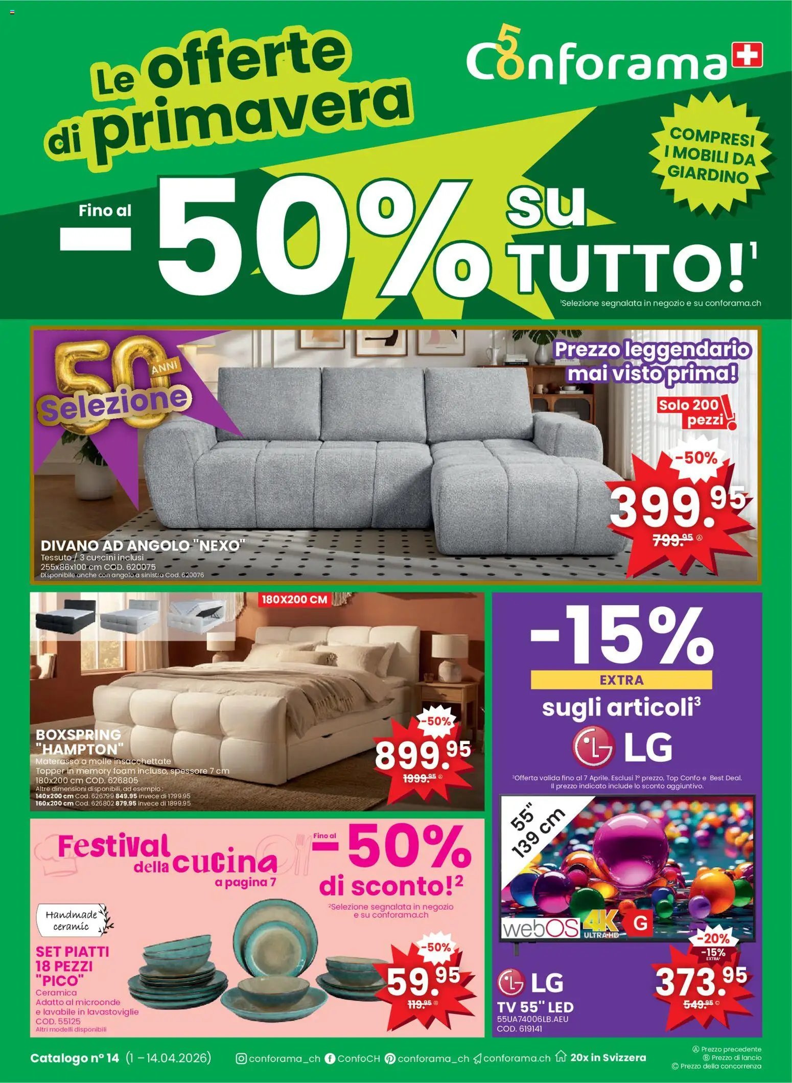 Conforama aktionen Primavera IT (2026-04-01 - 2026-04-14) | 1