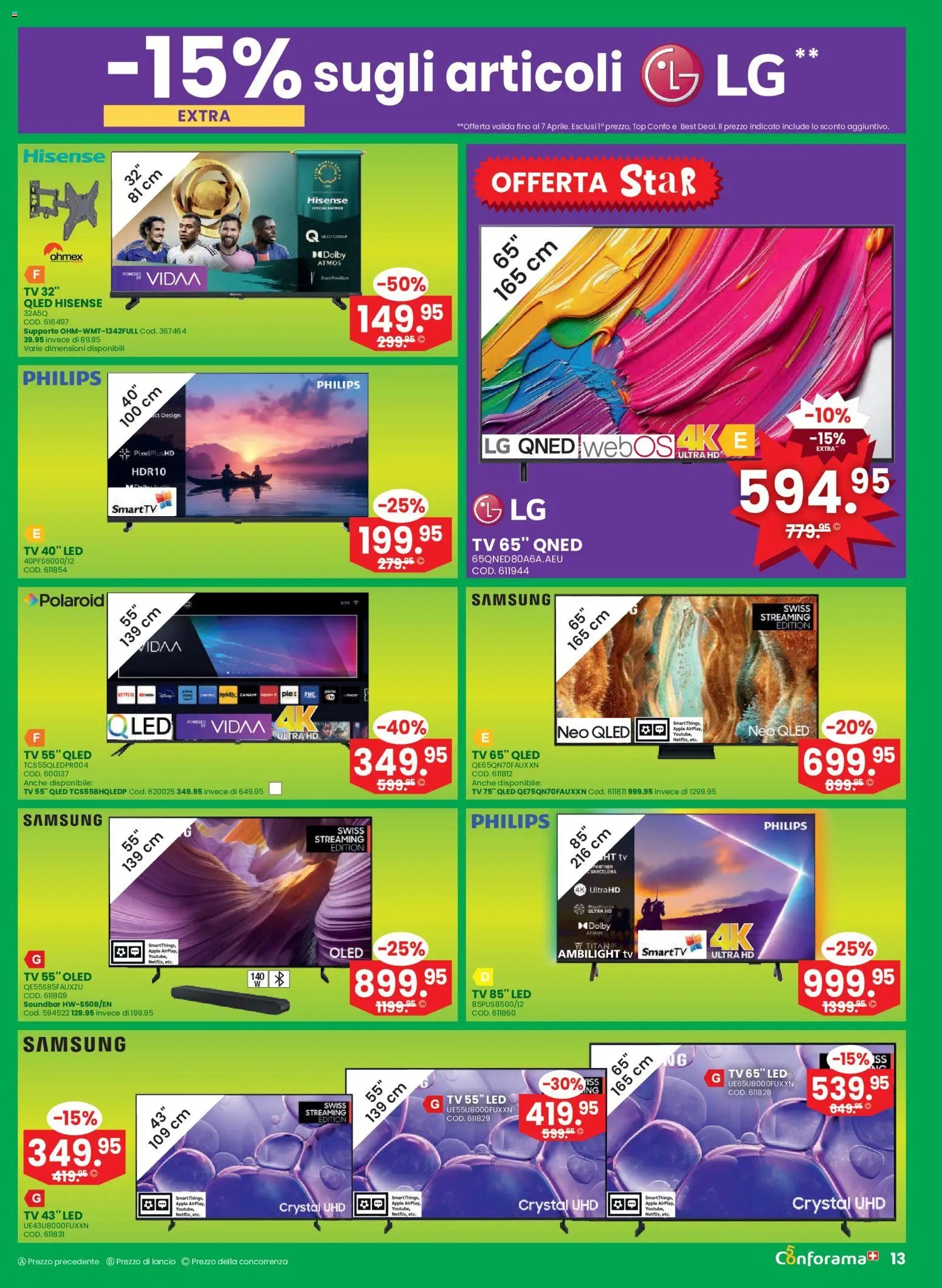 Conforama aktionen Primavera IT (2026-04-01 - 2026-04-14) | 13