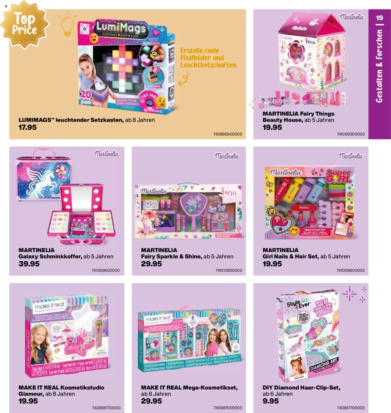 Migros aktionen Spielwaren-Geschenkbuch