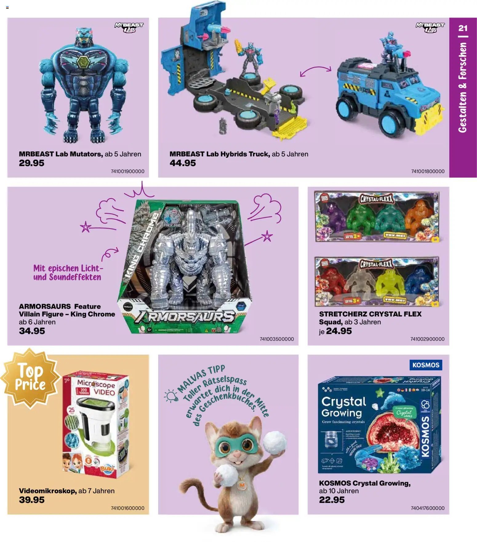 Migros aktionen Spielwaren-Geschenkbuch