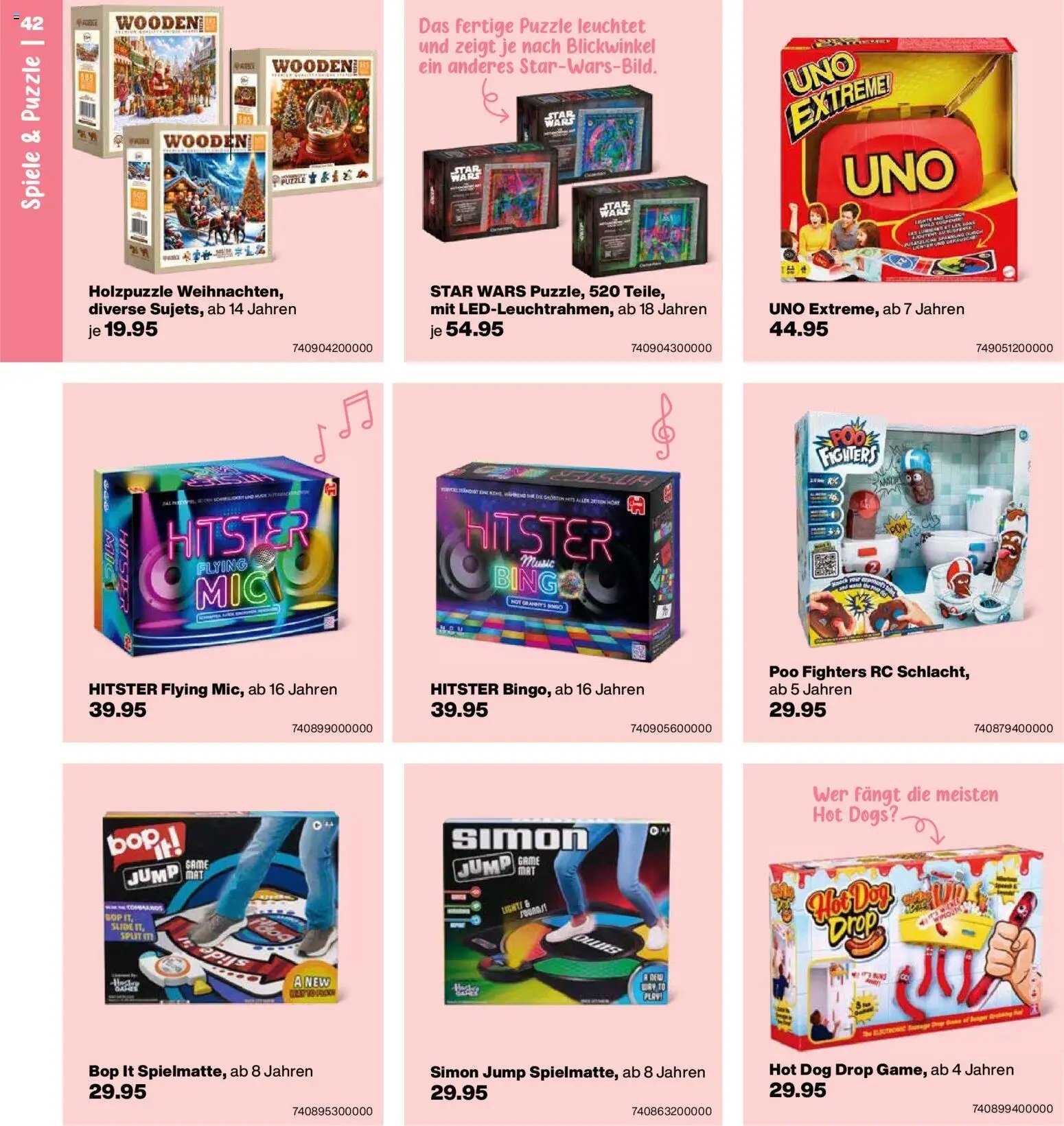 Migros aktionen Spielwaren-Geschenkbuch