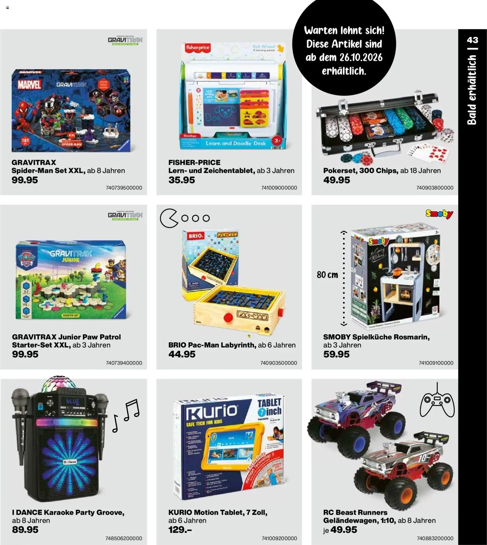 Migros aktionen Spielwaren-Geschenkbuch