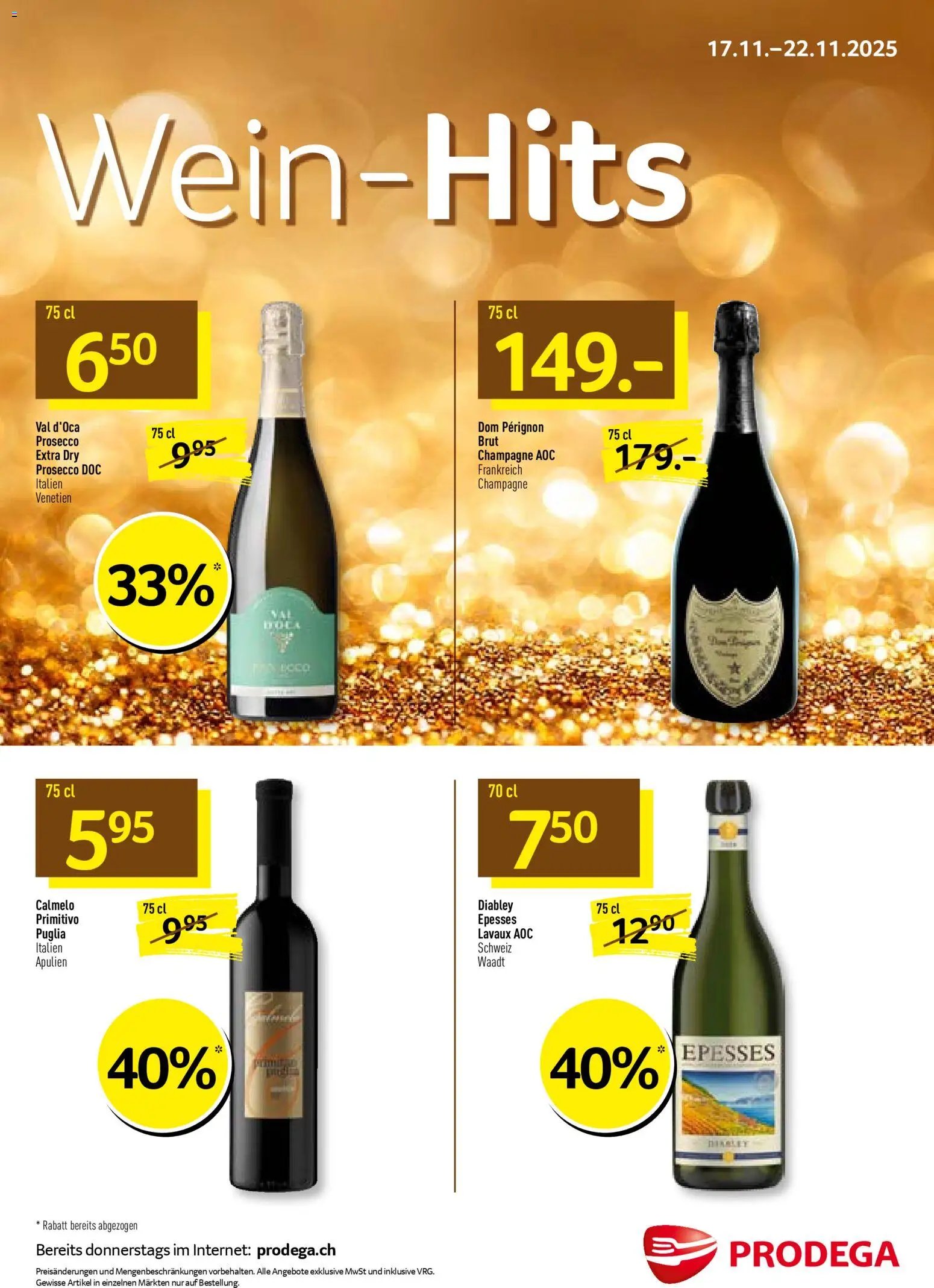 Prodega Aktionen Wein-Hits (2025-11-17 - 2025-11-22) | 1