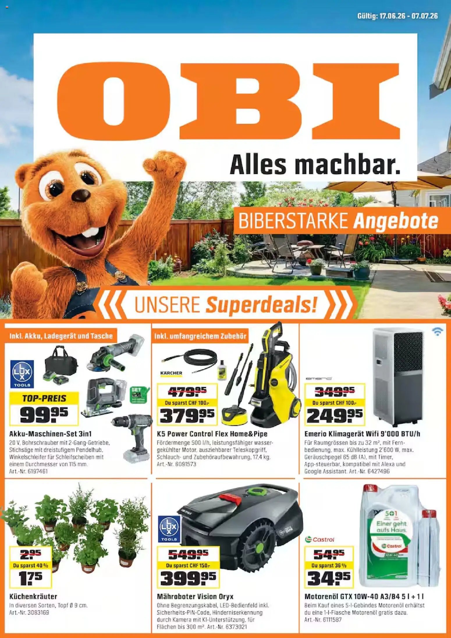 OBI aktionen
