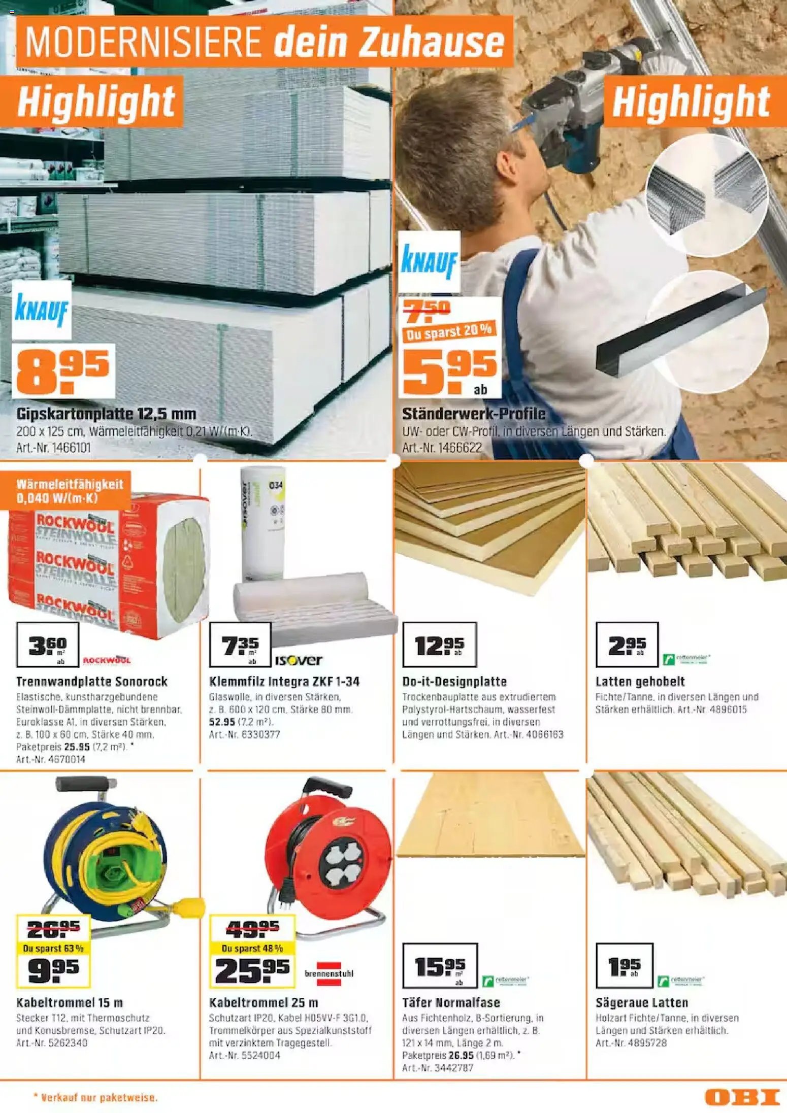 OBI aktionen