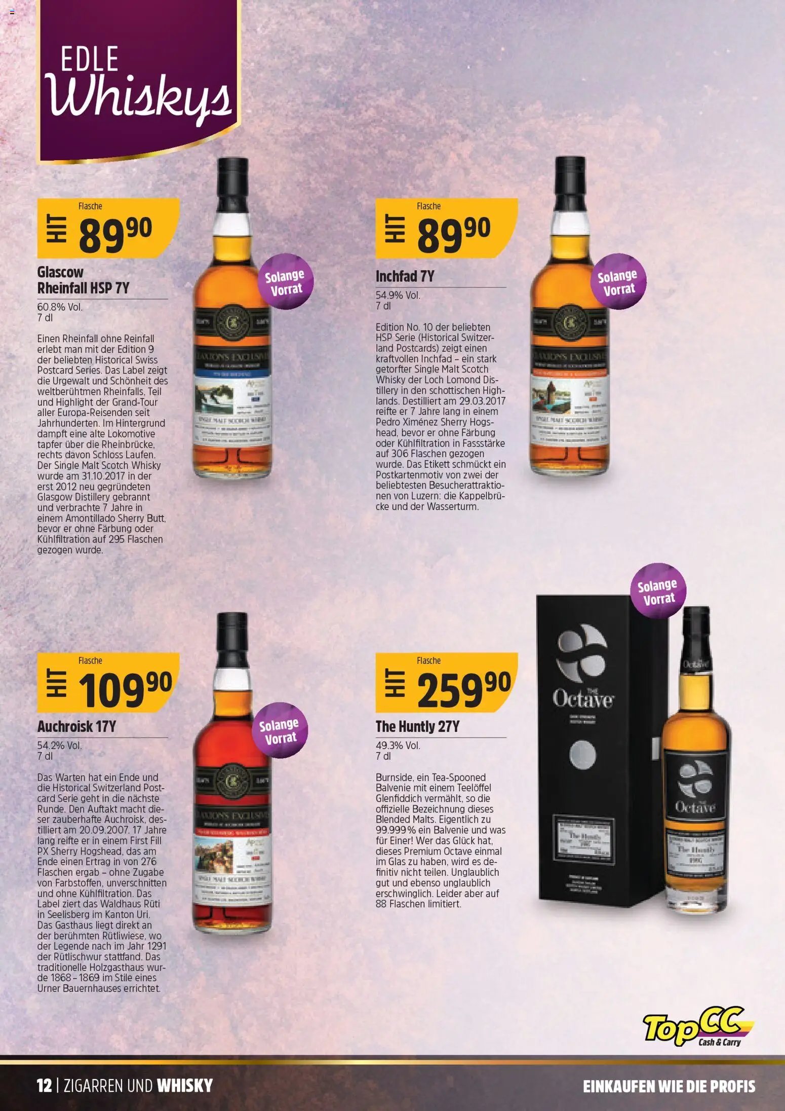 TopCC Aktionen Whisky (2025-12-08 - 2025-12-27)