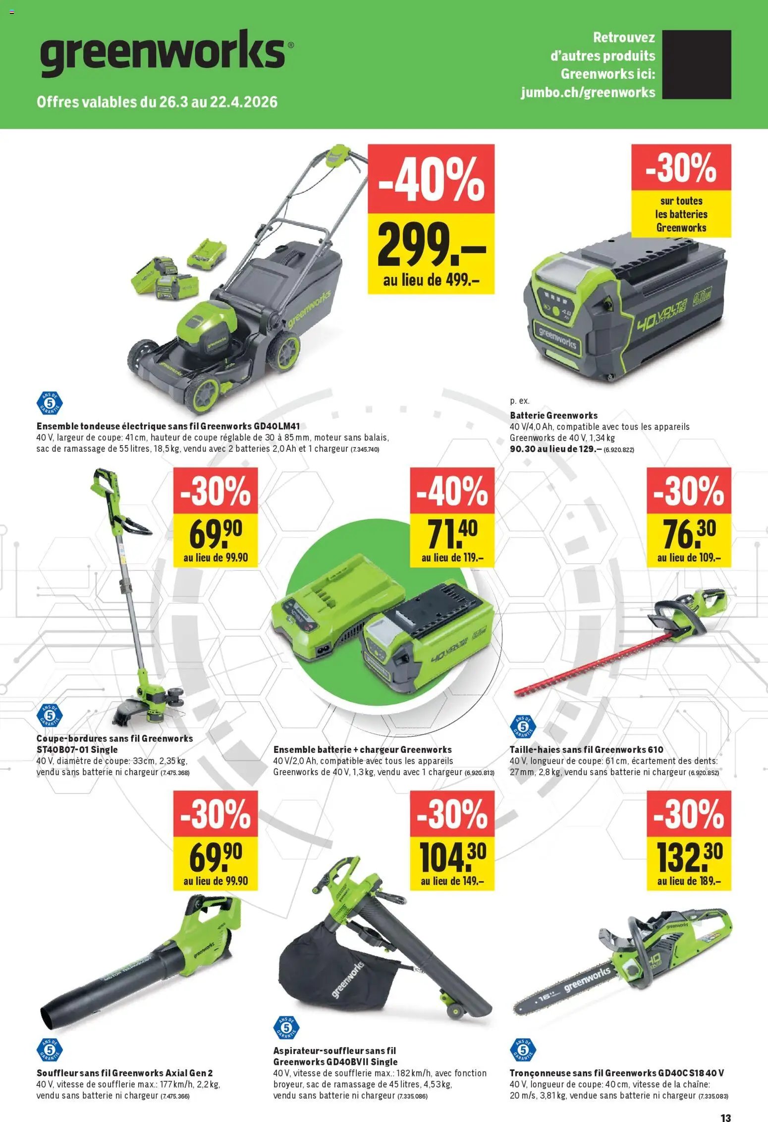 Jumbo aktionen FR (2026-03-26 - 2026-04-08) | 13